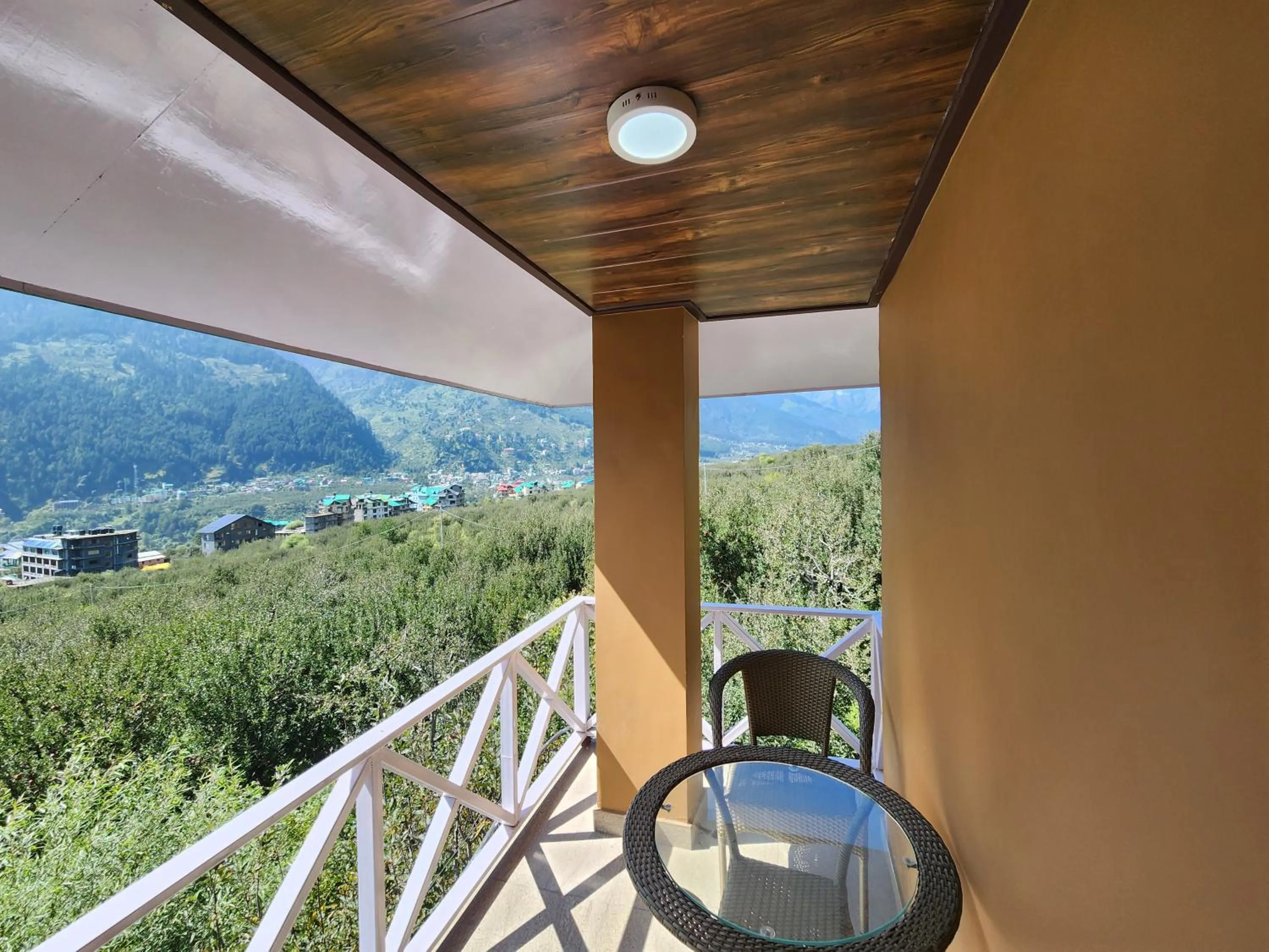 Balcony/Terrace in Luxury Planet Resort Manali