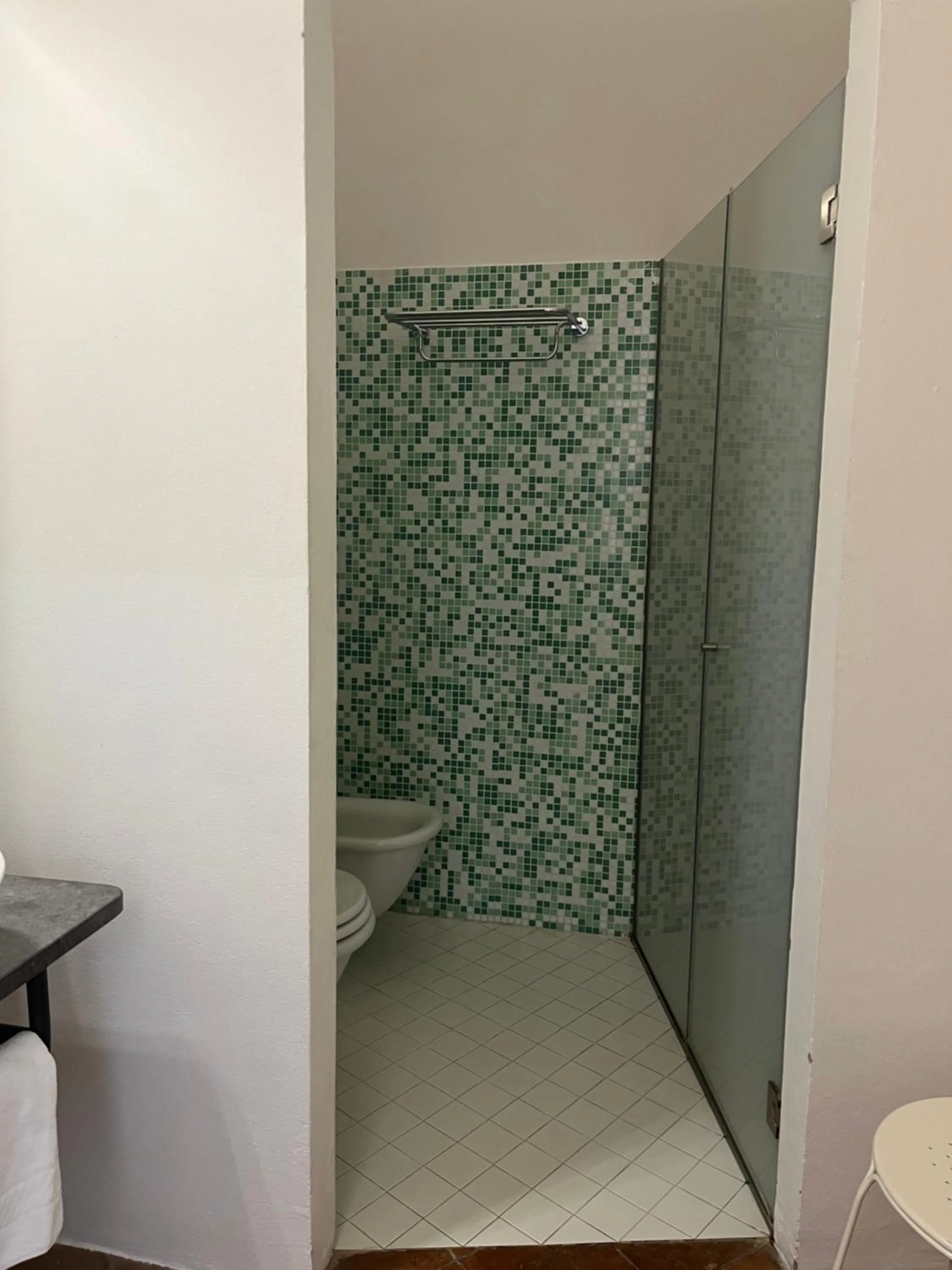 Shower in Hotel Villa Costanza