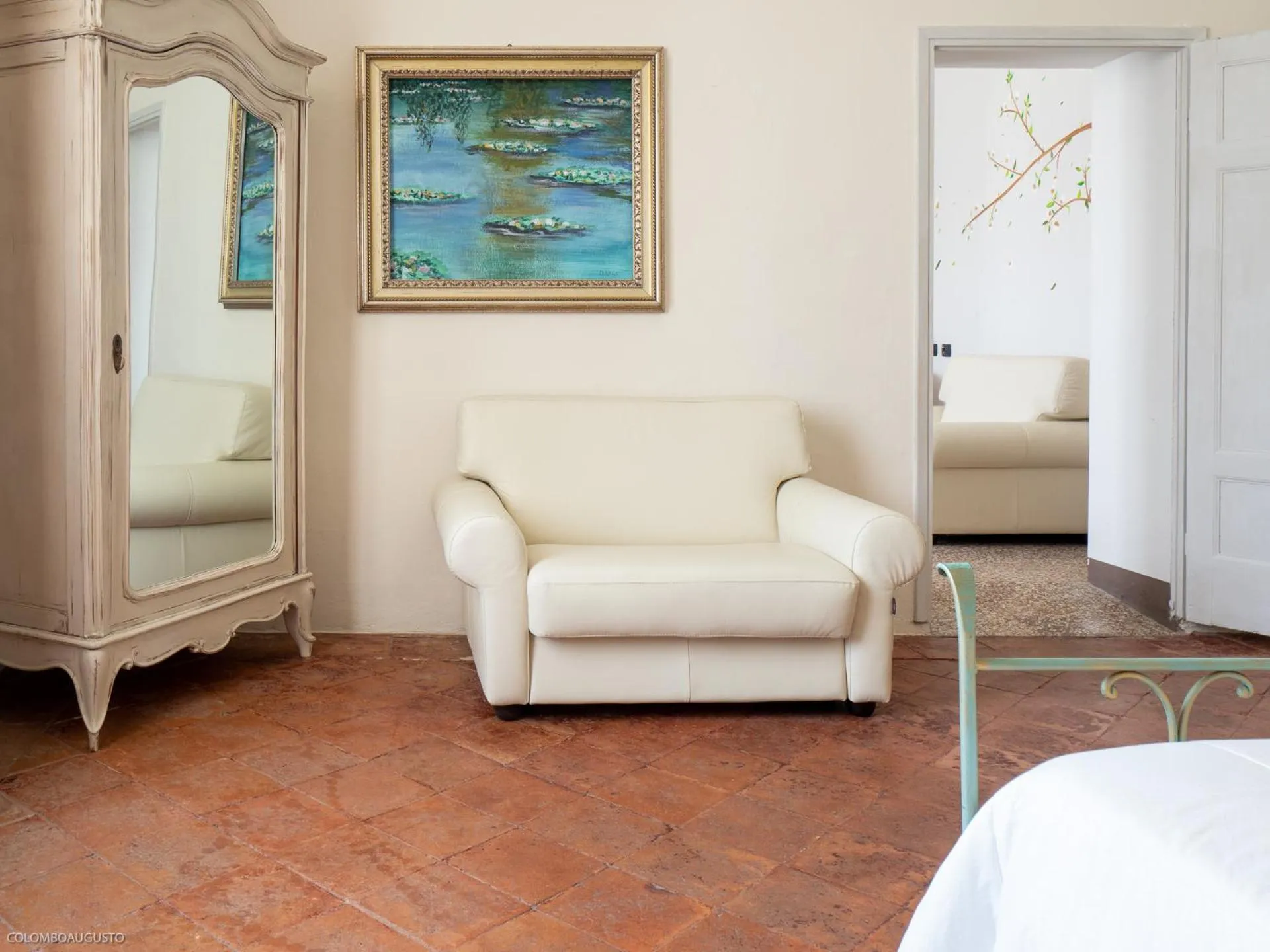 Seating area in Hotel Villa Costanza