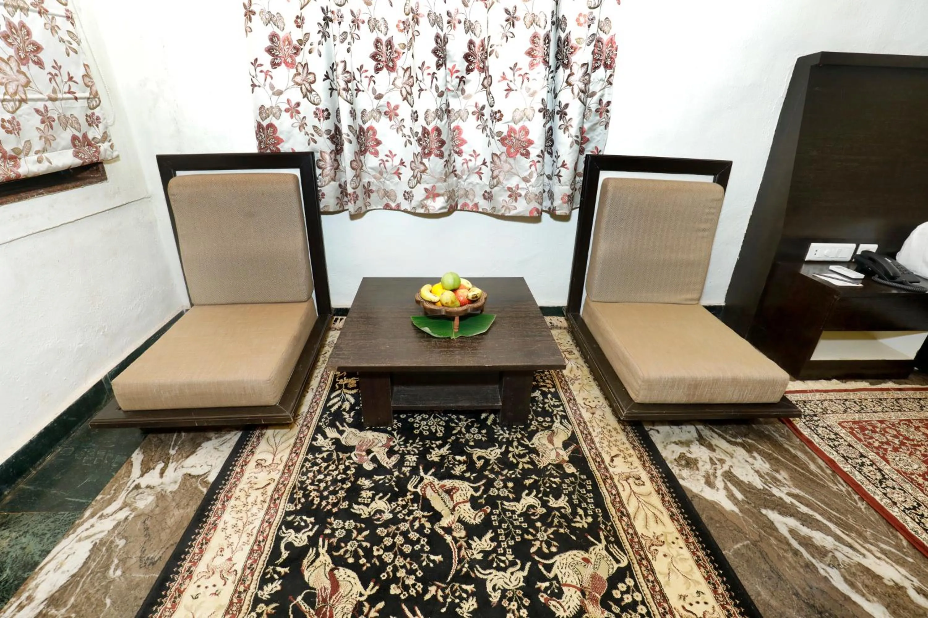 Seating area in Chira Meadows Ecoresort, Dapoli