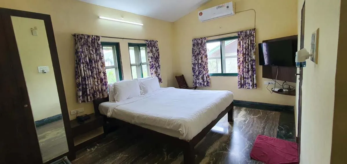 Bed in Chira Meadows Ecoresort, Dapoli