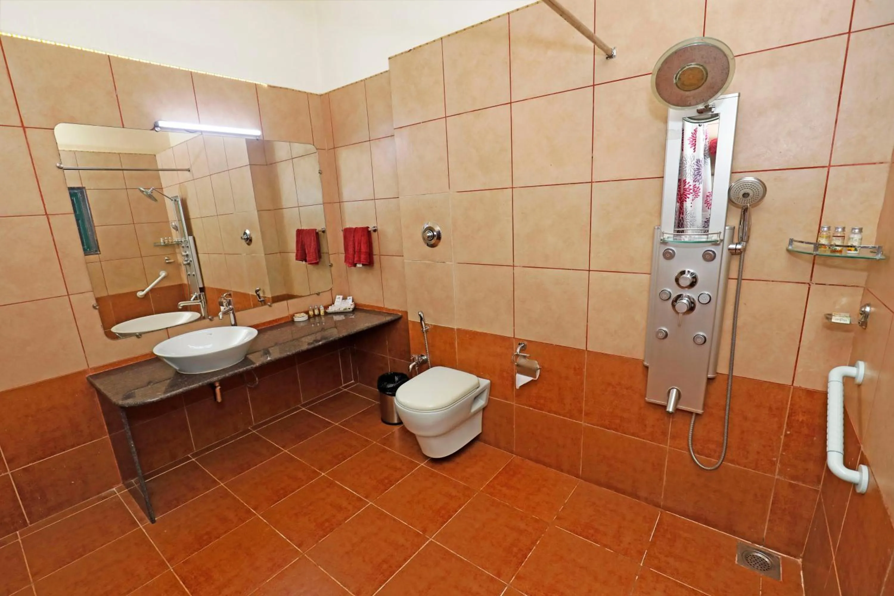 Toilet in Chira Meadows Ecoresort, Dapoli