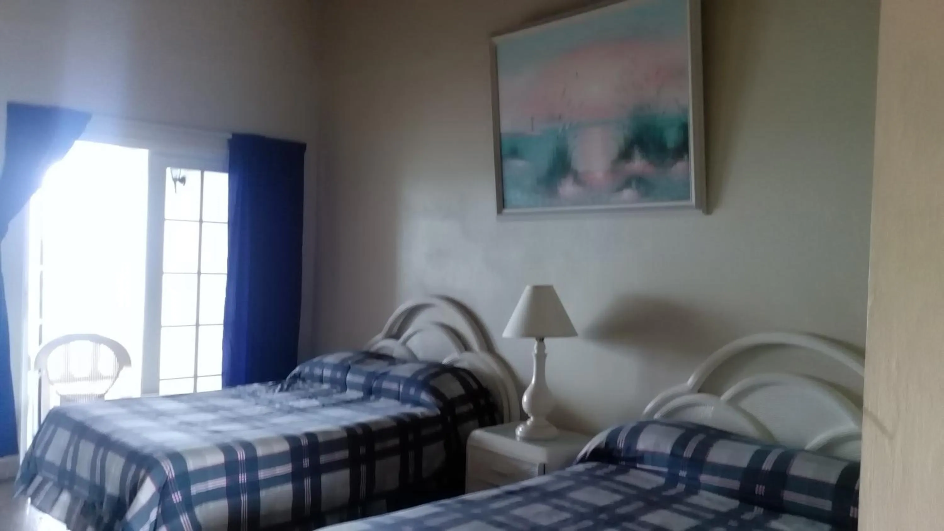 Bed in Silver Seas Hotel