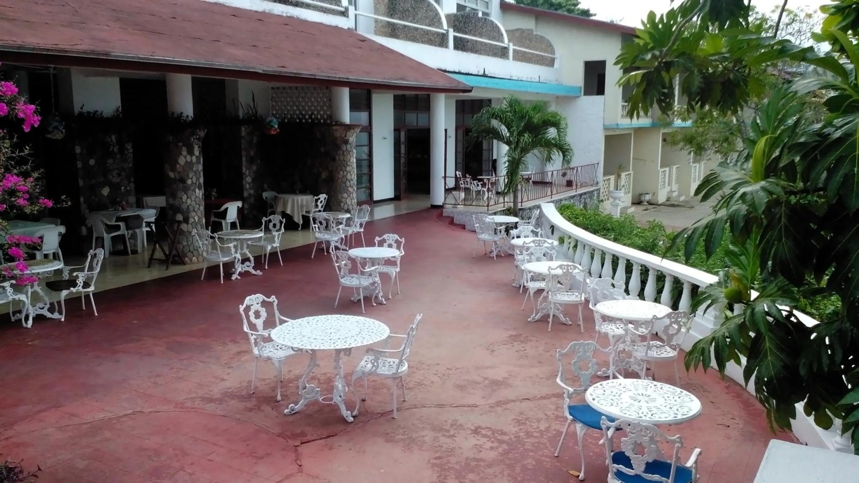 Patio in Silver Seas Hotel