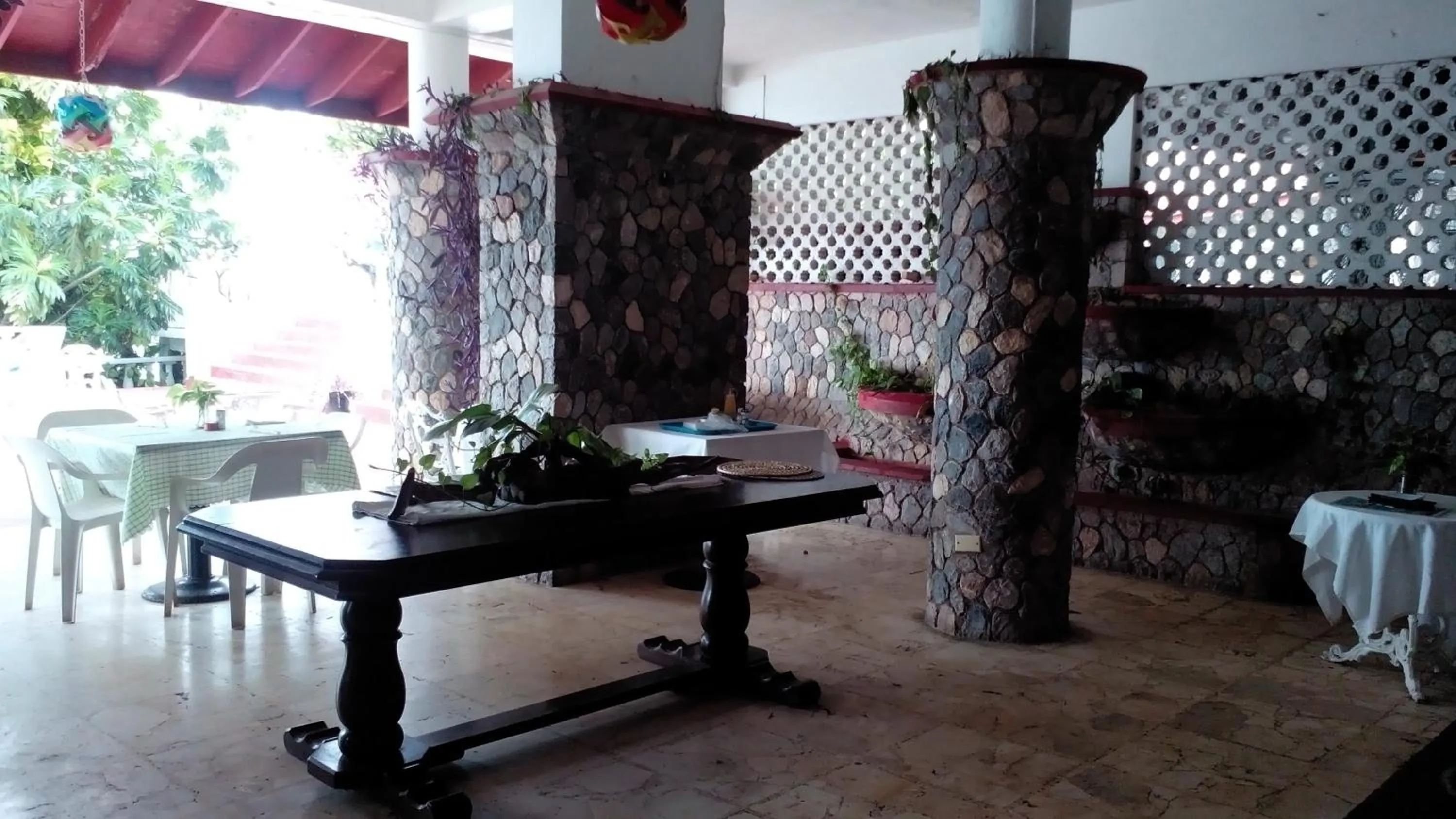 Decorative detail in Silver Seas Hotel