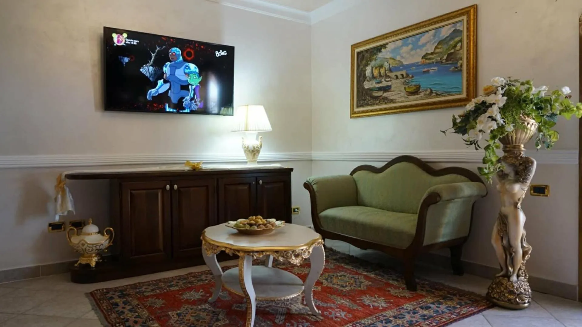 TV and multimedia in Afrodite Boutique Hotel