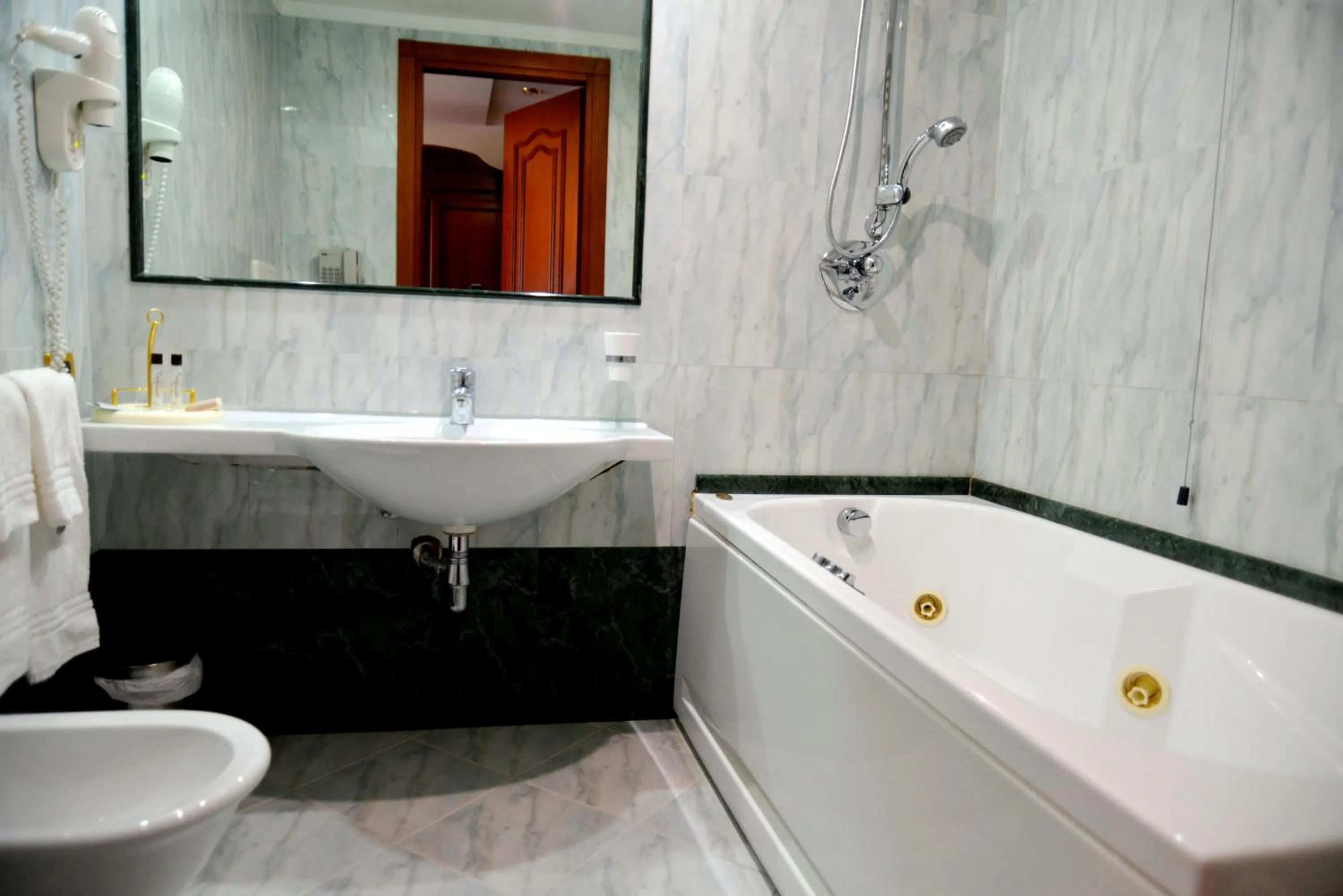 Shower in Afrodite Boutique Hotel