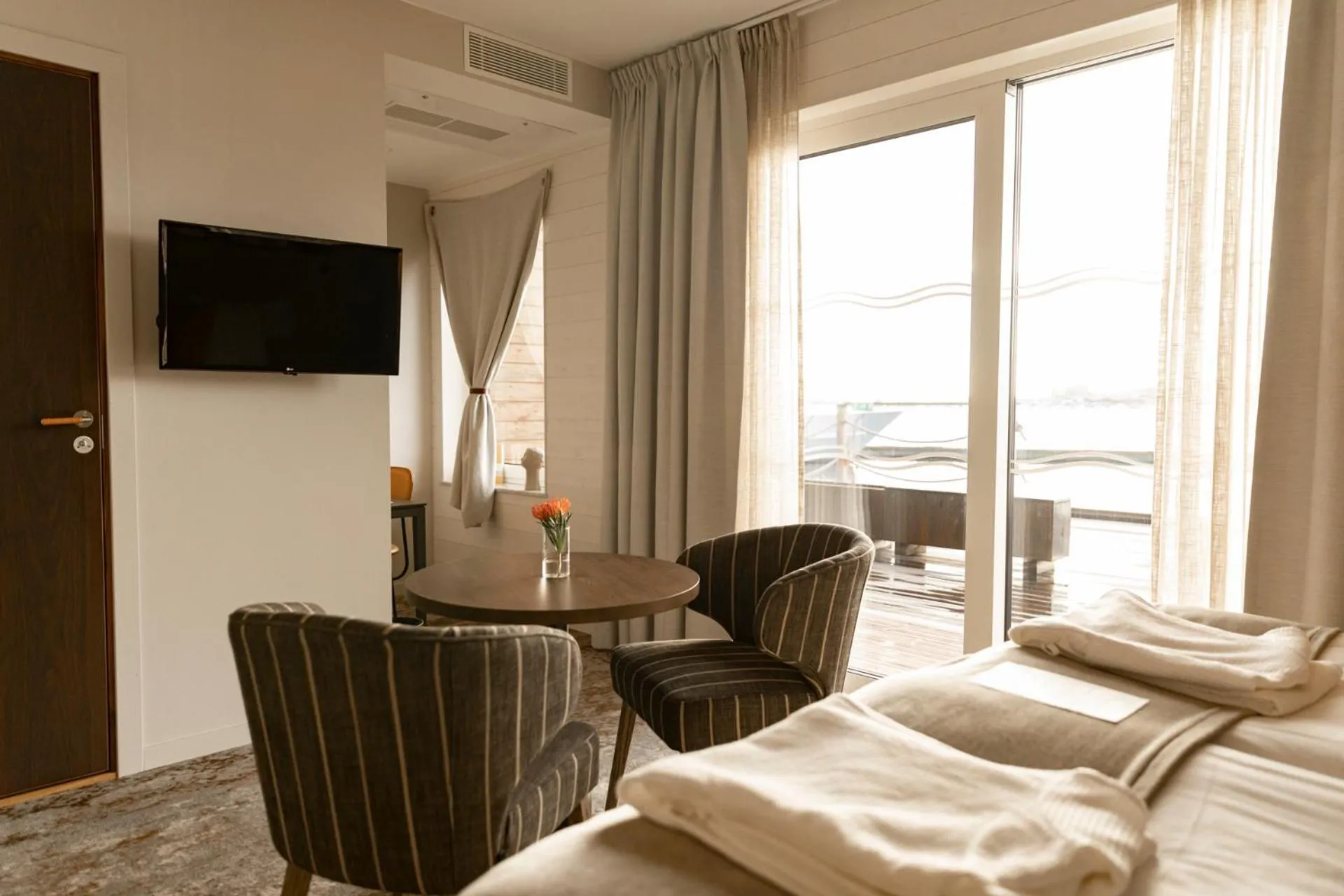 Bed in Slottsholmen Hotell och Restaurang