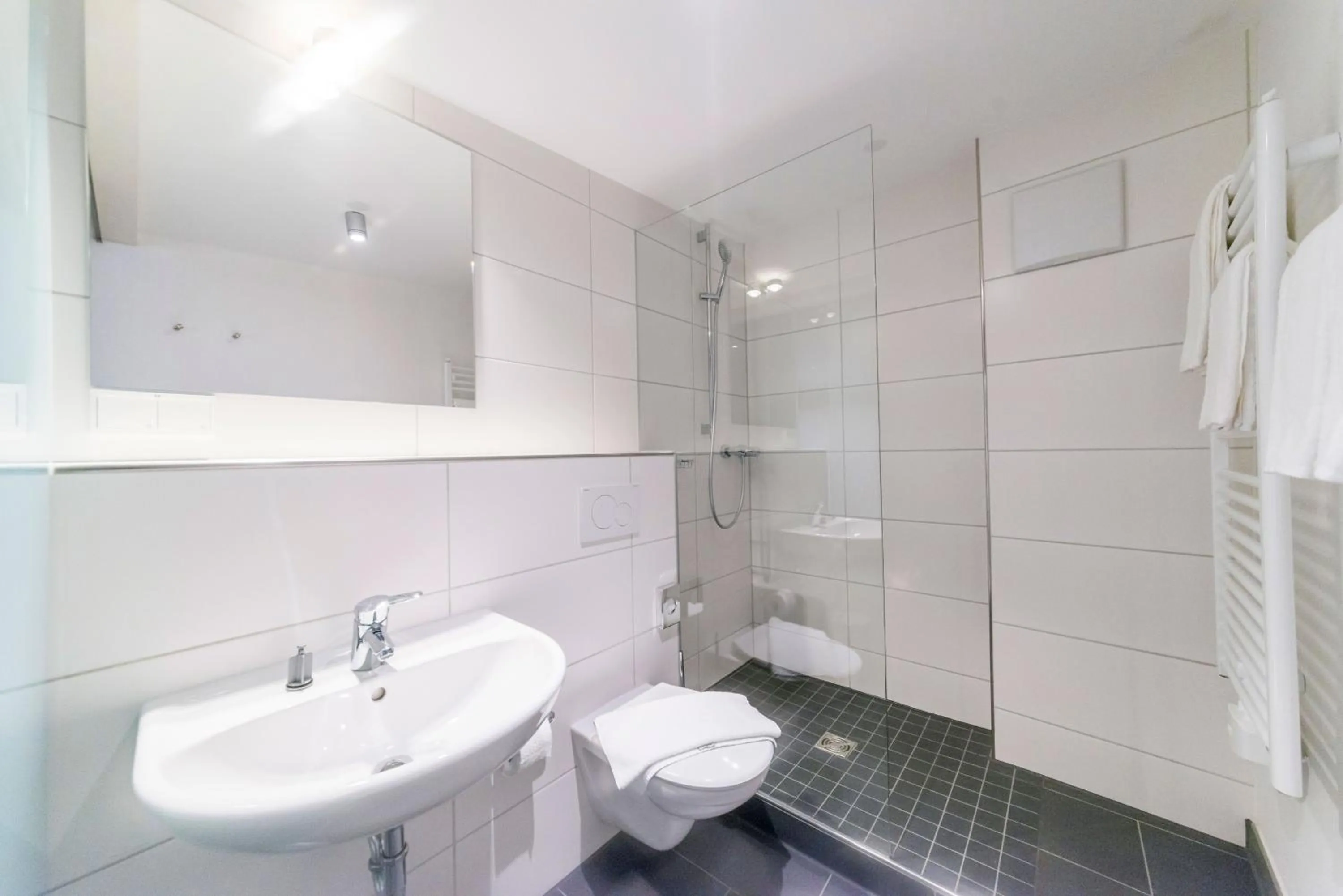 Bathroom in Gästehaus am Marktbrunnen