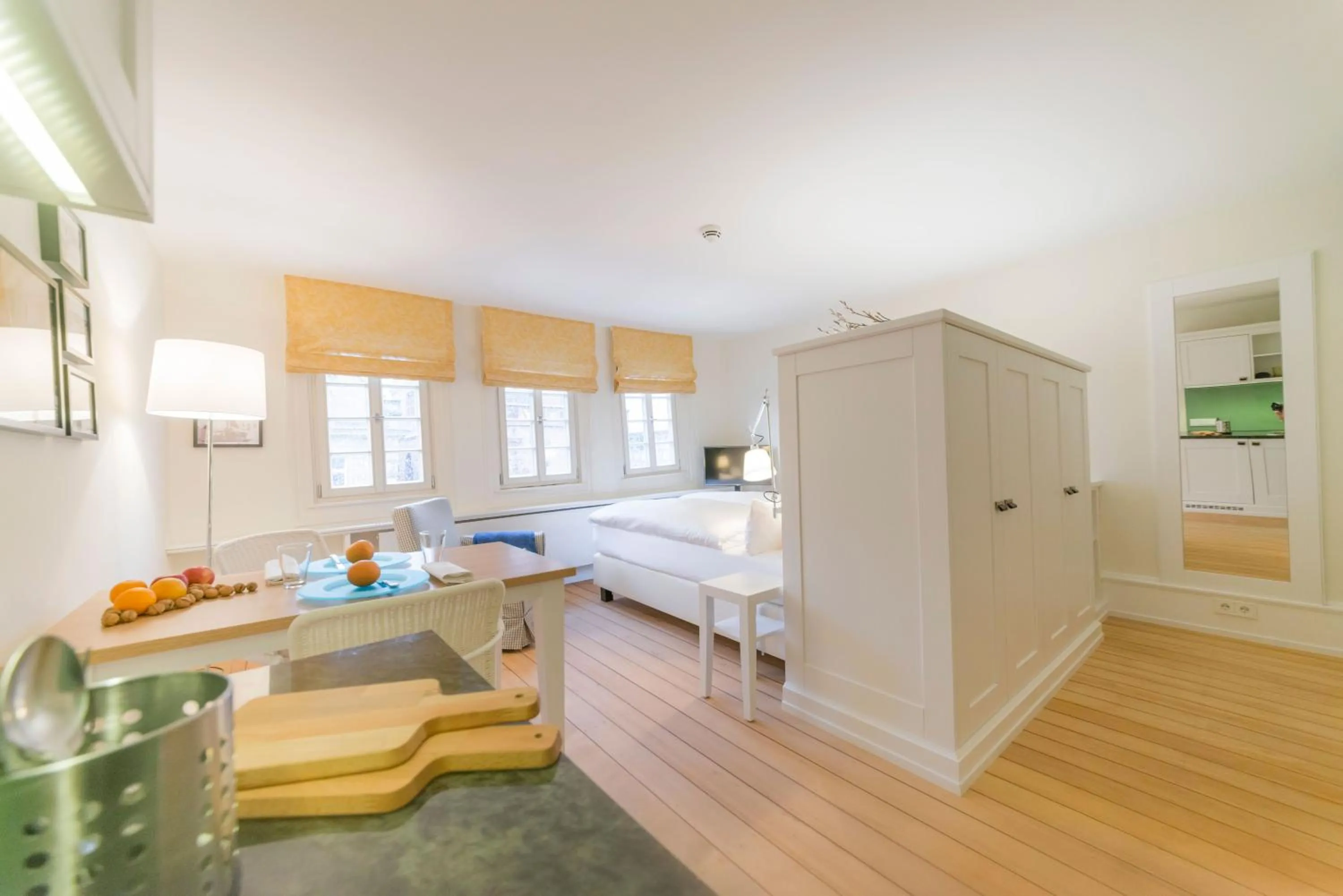 Photo of the whole room, Bed in Gästehaus am Marktbrunnen