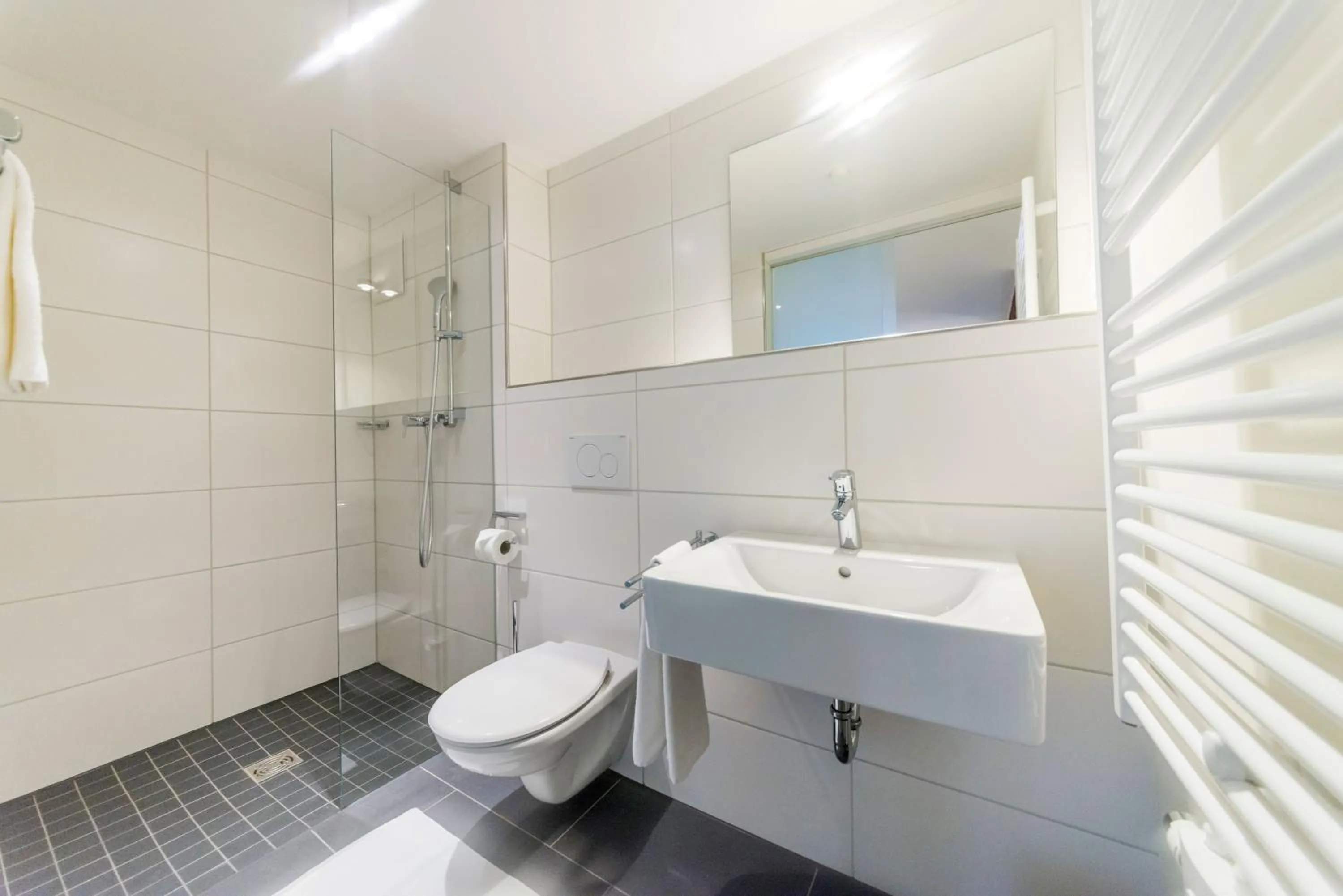 Bathroom in Gästehaus am Marktbrunnen