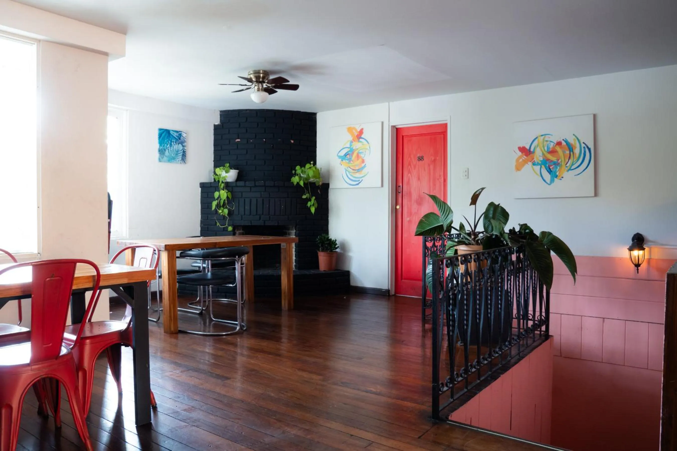 Seating area in Otoya 1907 Hotel