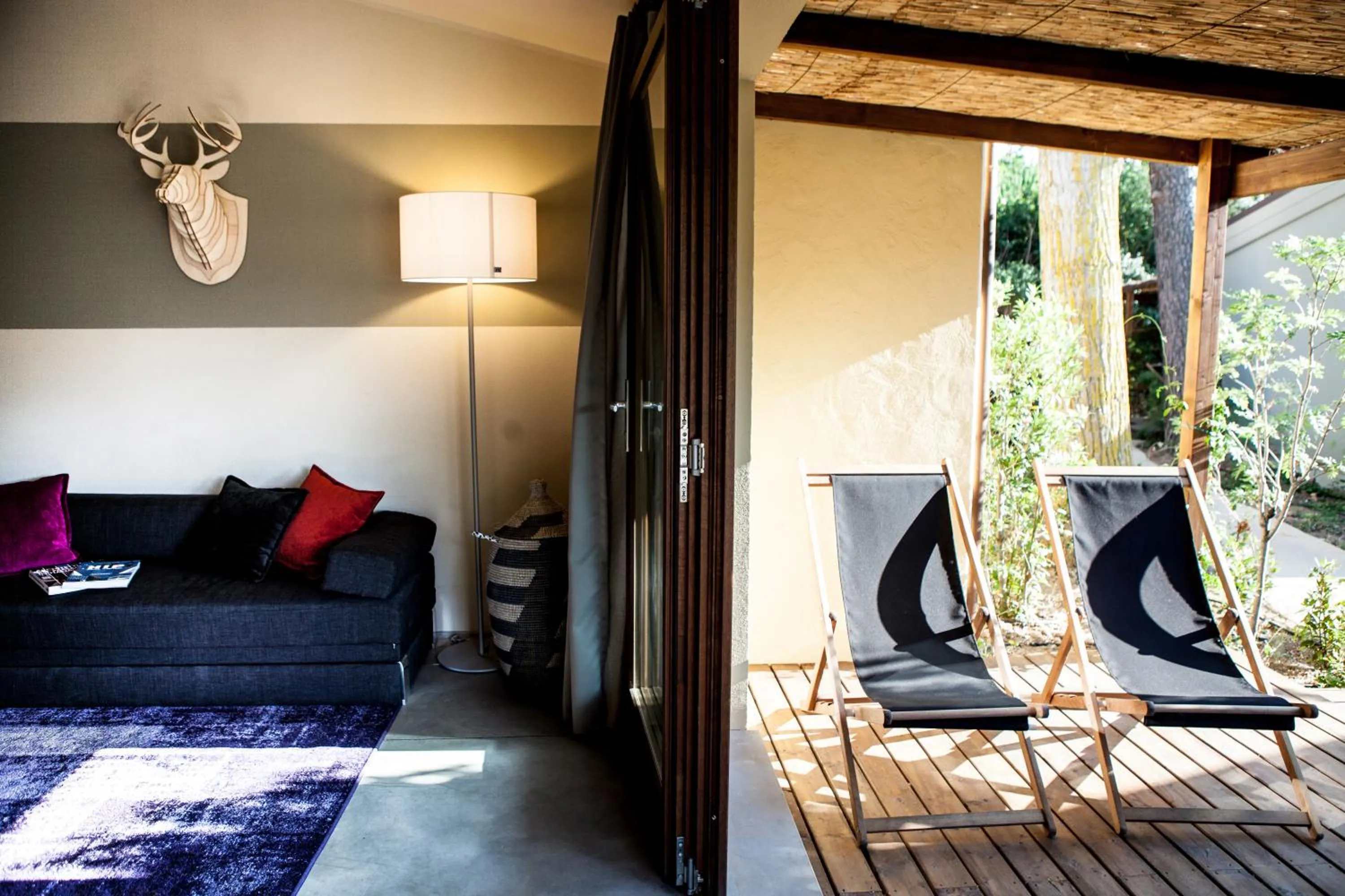 Patio in Camping Village Rocchette