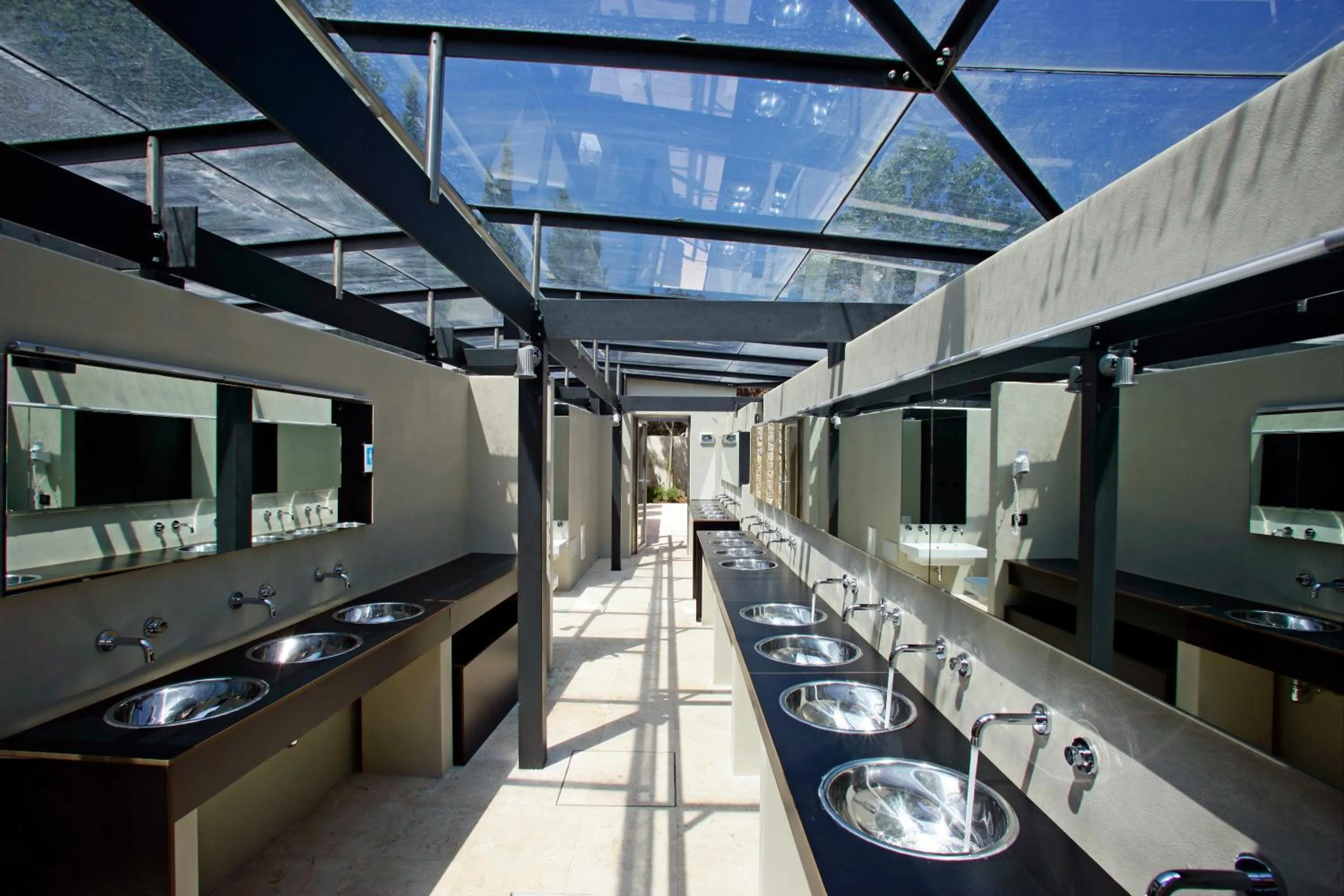 Toilet in Camping Village Rocchette