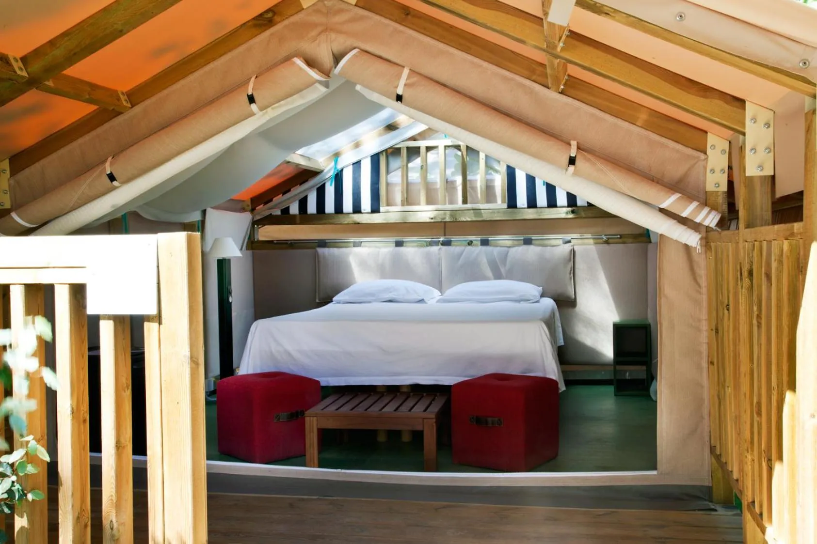 Bed in Camping Village Rocchette