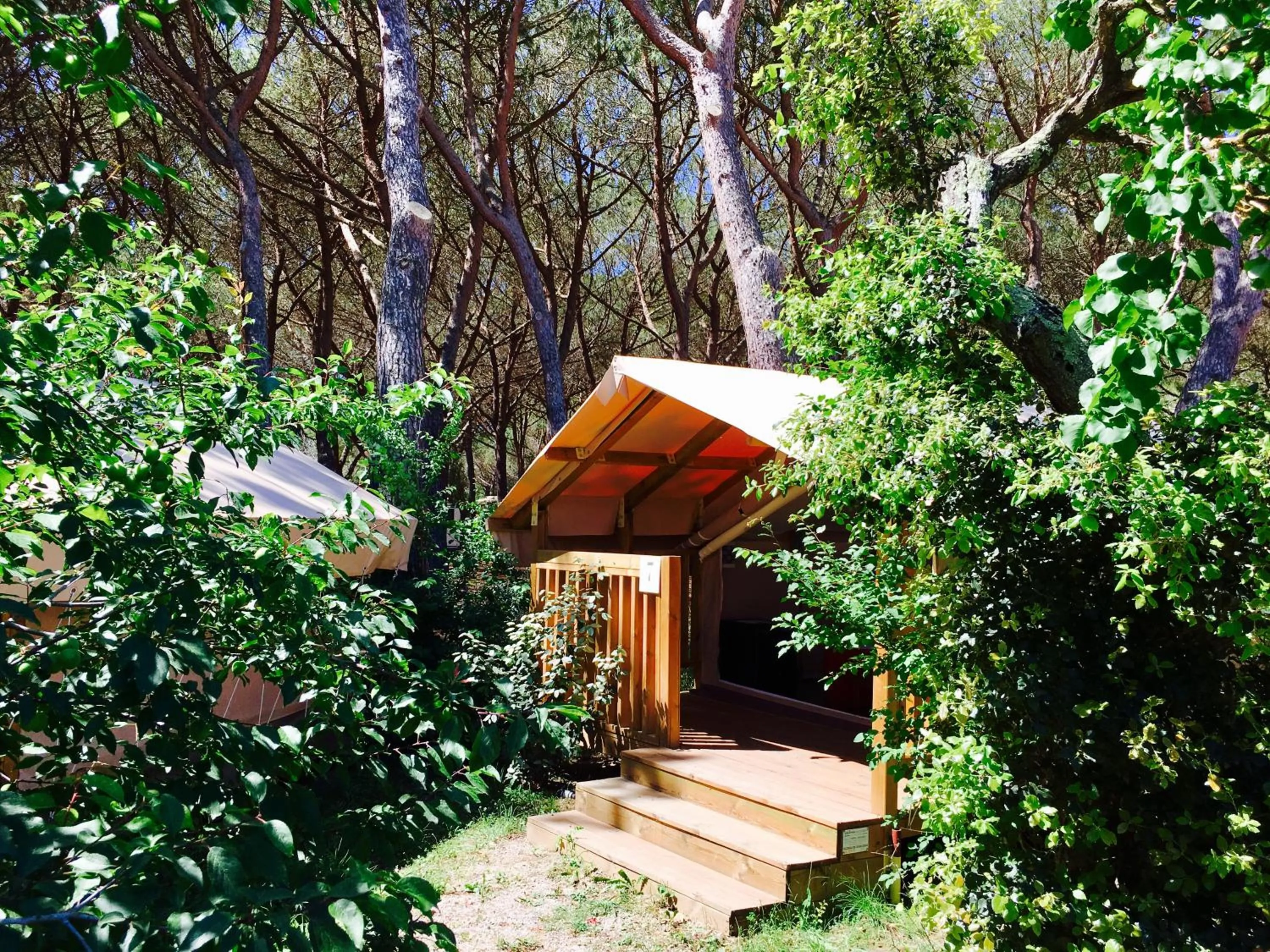 Bed in Camping Village Rocchette