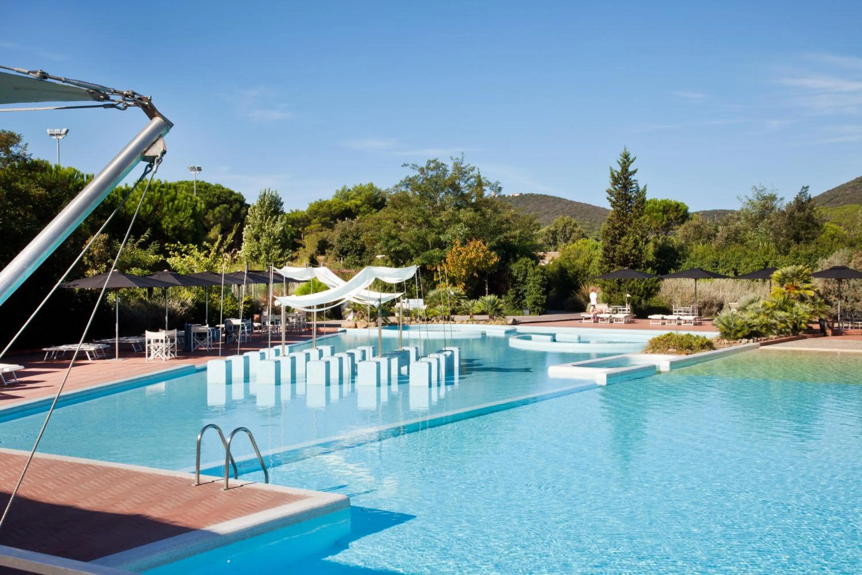 Swimming pool in Camping Village Rocchette