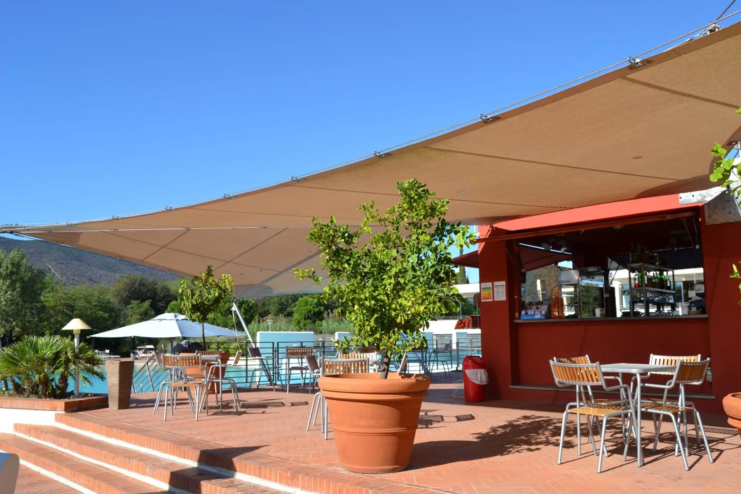 Lounge or bar in Camping Village Rocchette