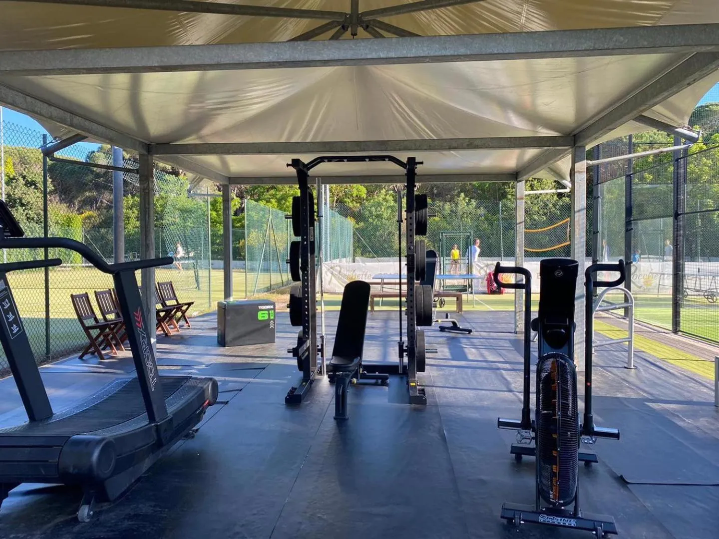 Fitness centre/facilities in Camping Village Rocchette