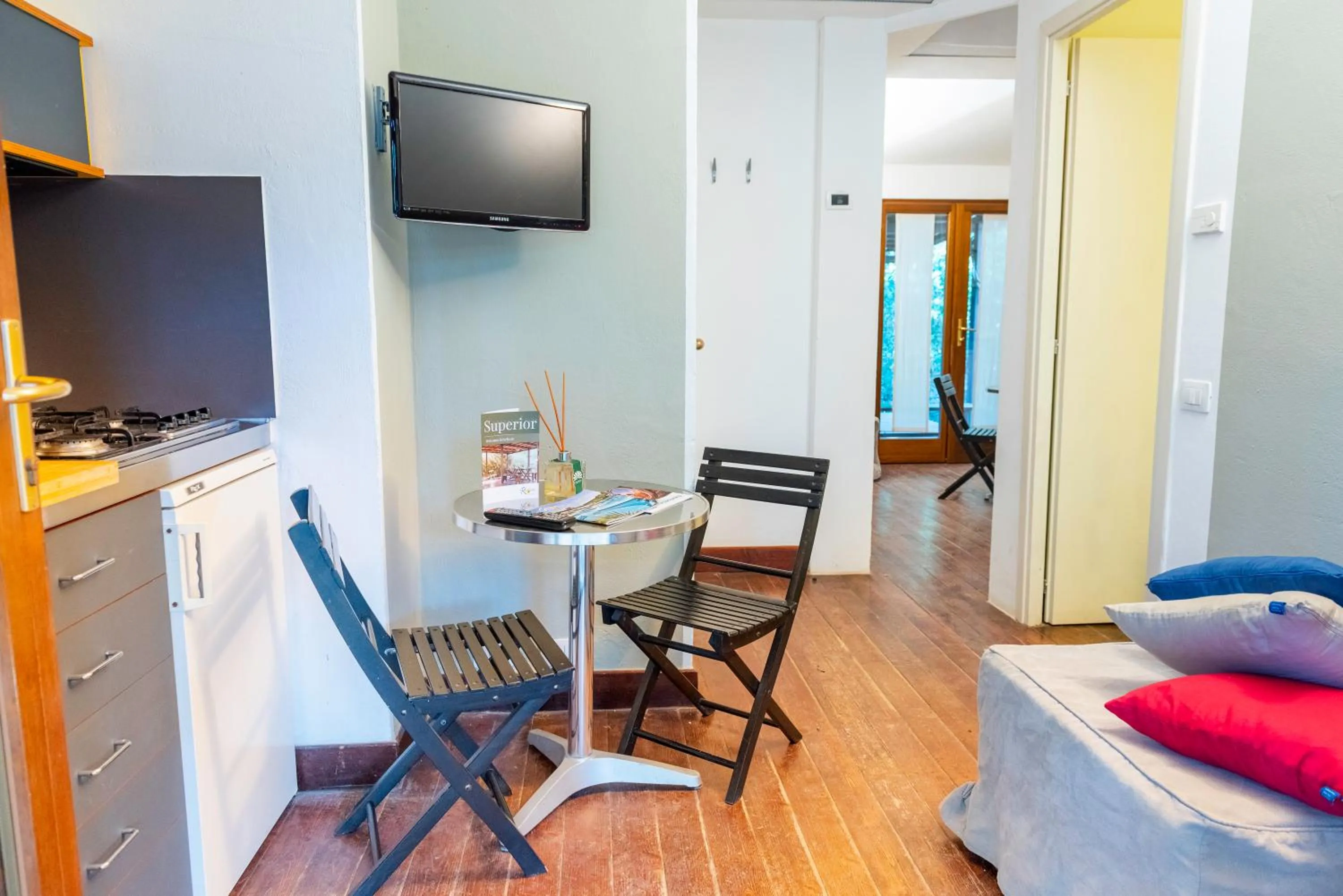 Kitchen or kitchenette in Camping Village Rocchette