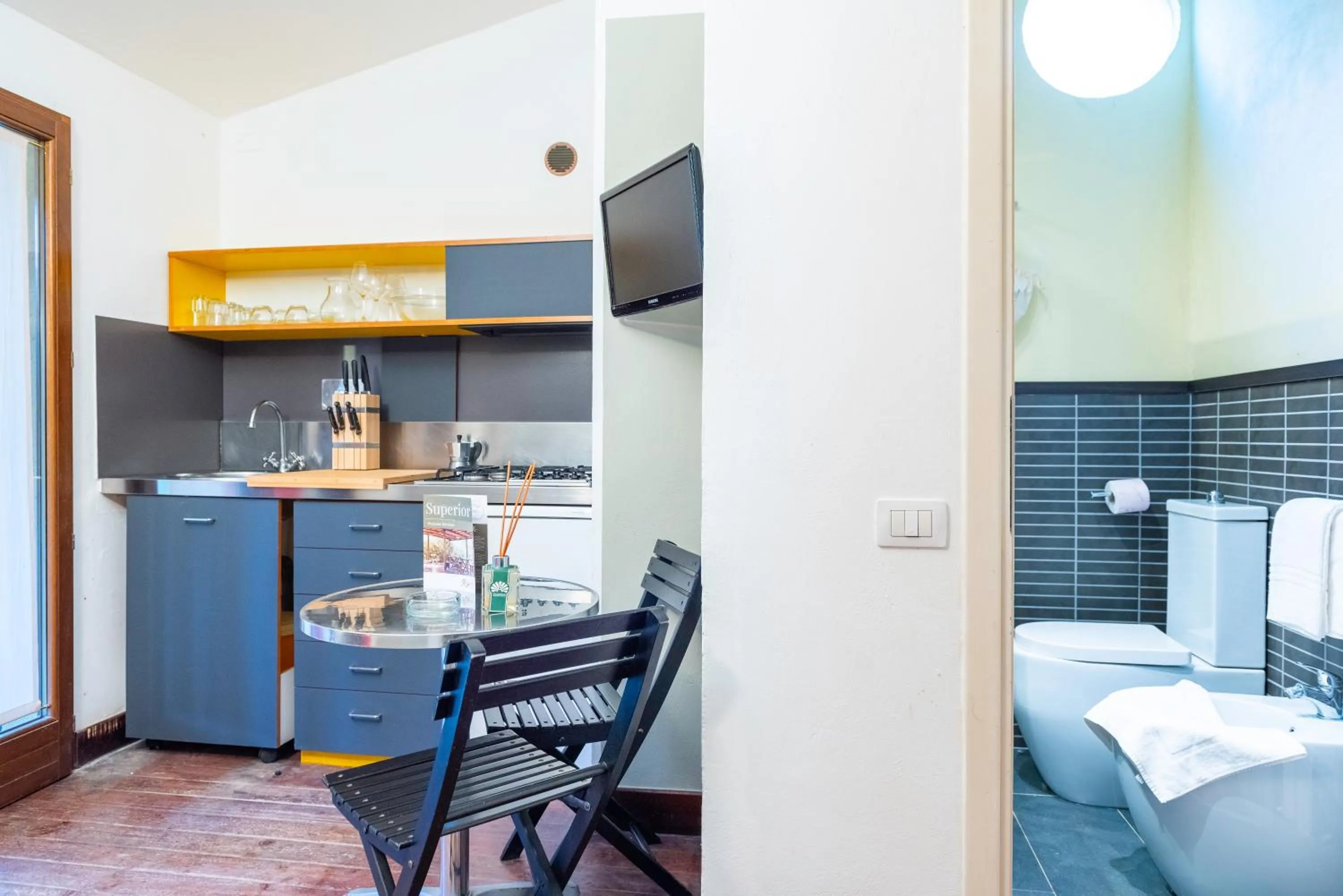 Bathroom in Camping Village Rocchette