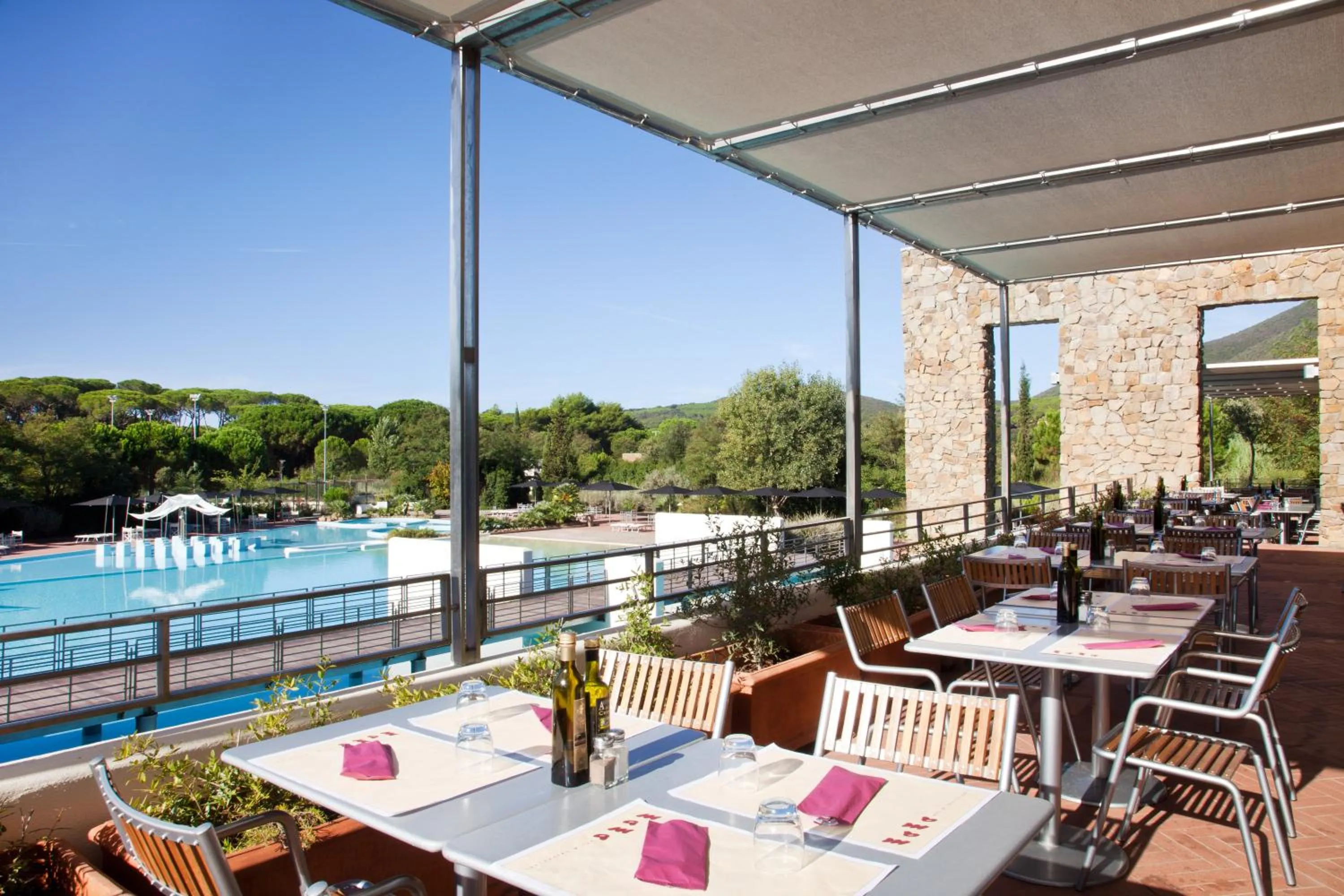 Restaurant/places to eat in Camping Village Rocchette