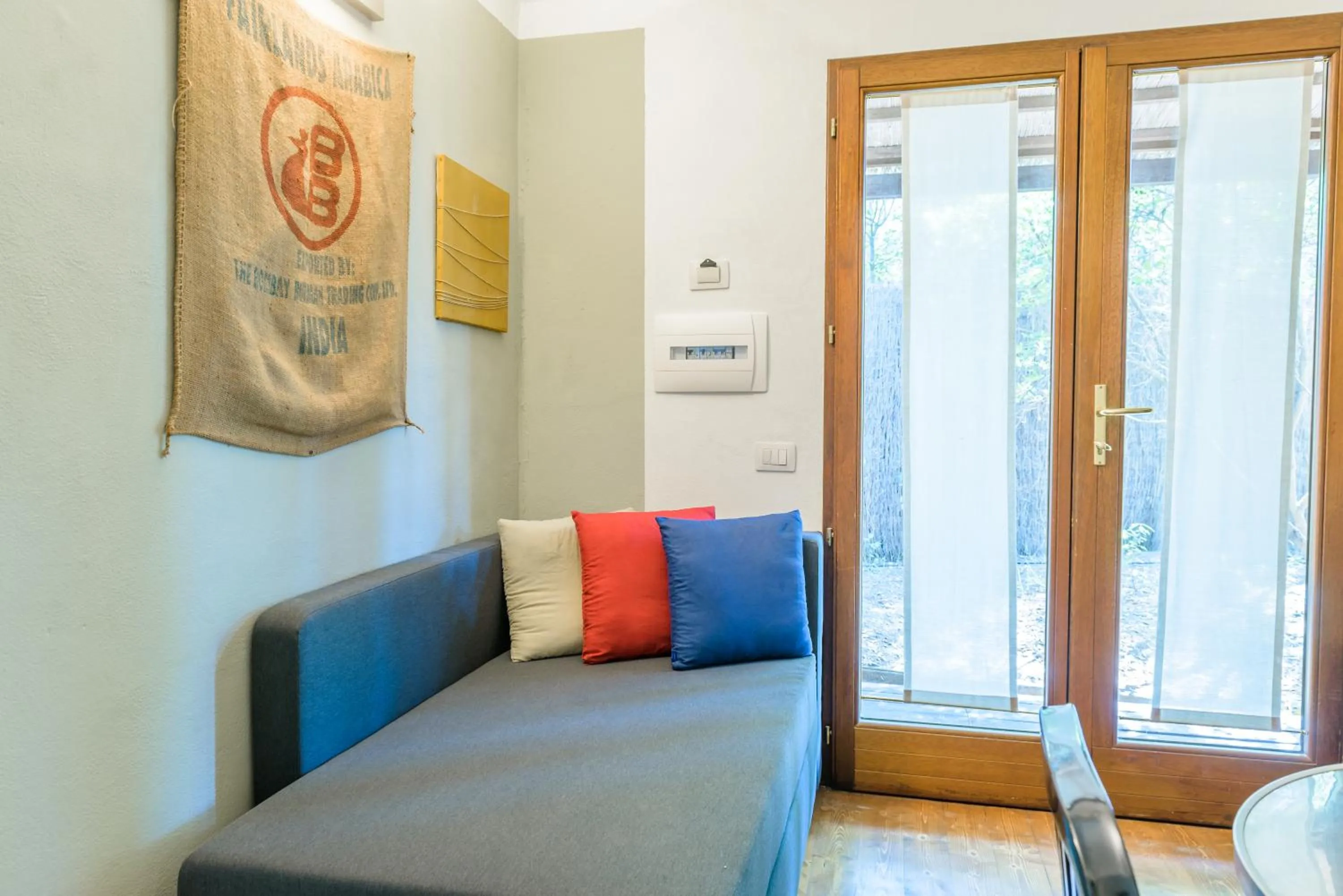 Living room in Camping Village Rocchette