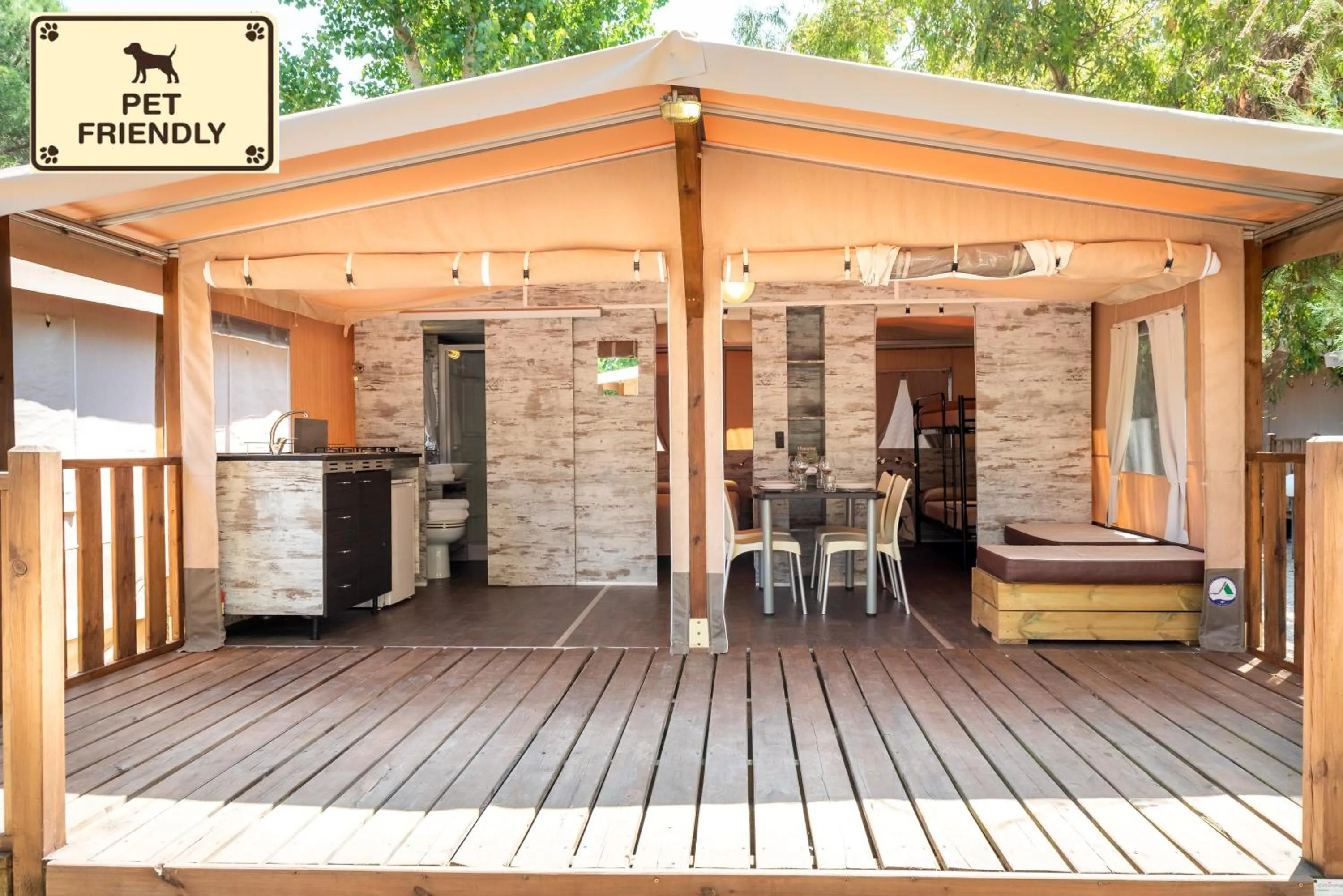 Property building in Camping Village Rocchette