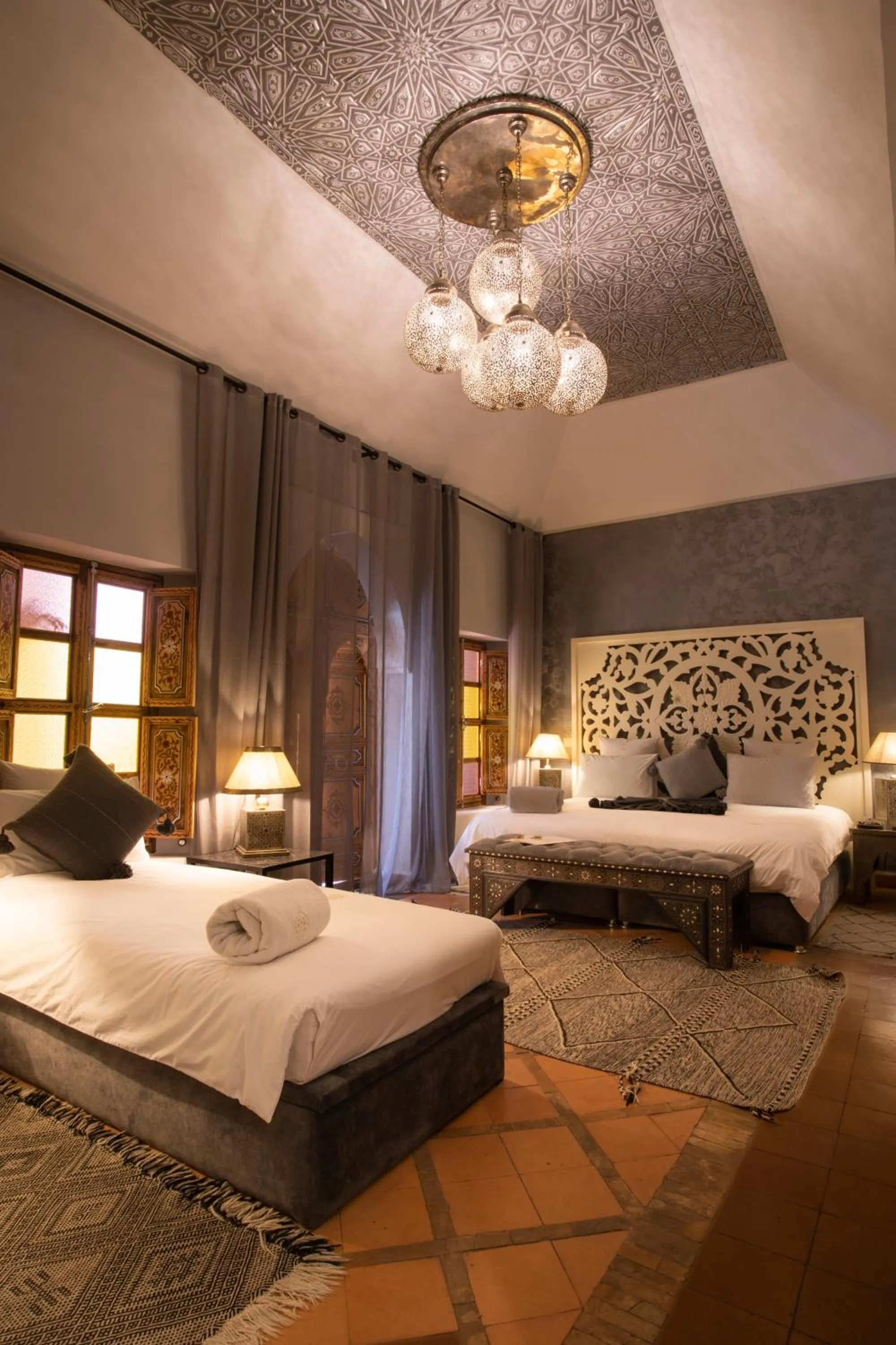 Bed in Riad Dar Fanny
