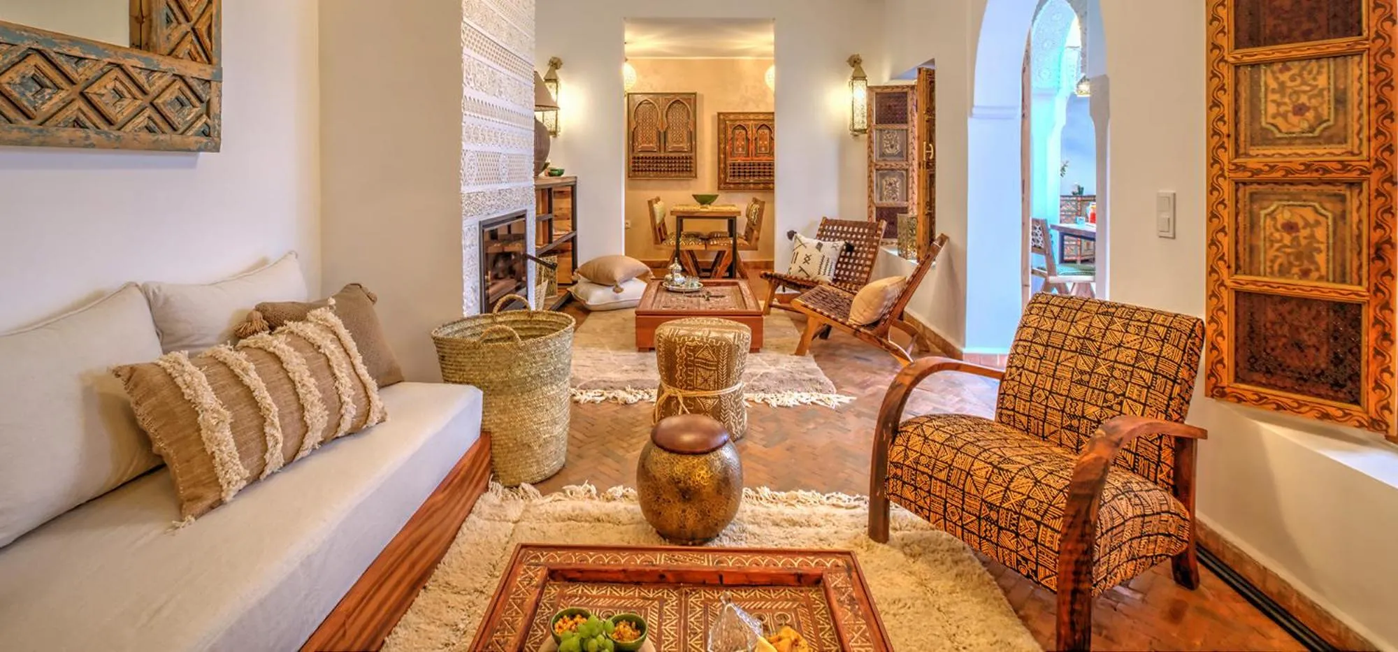 Living room in Riad Dar Fanny