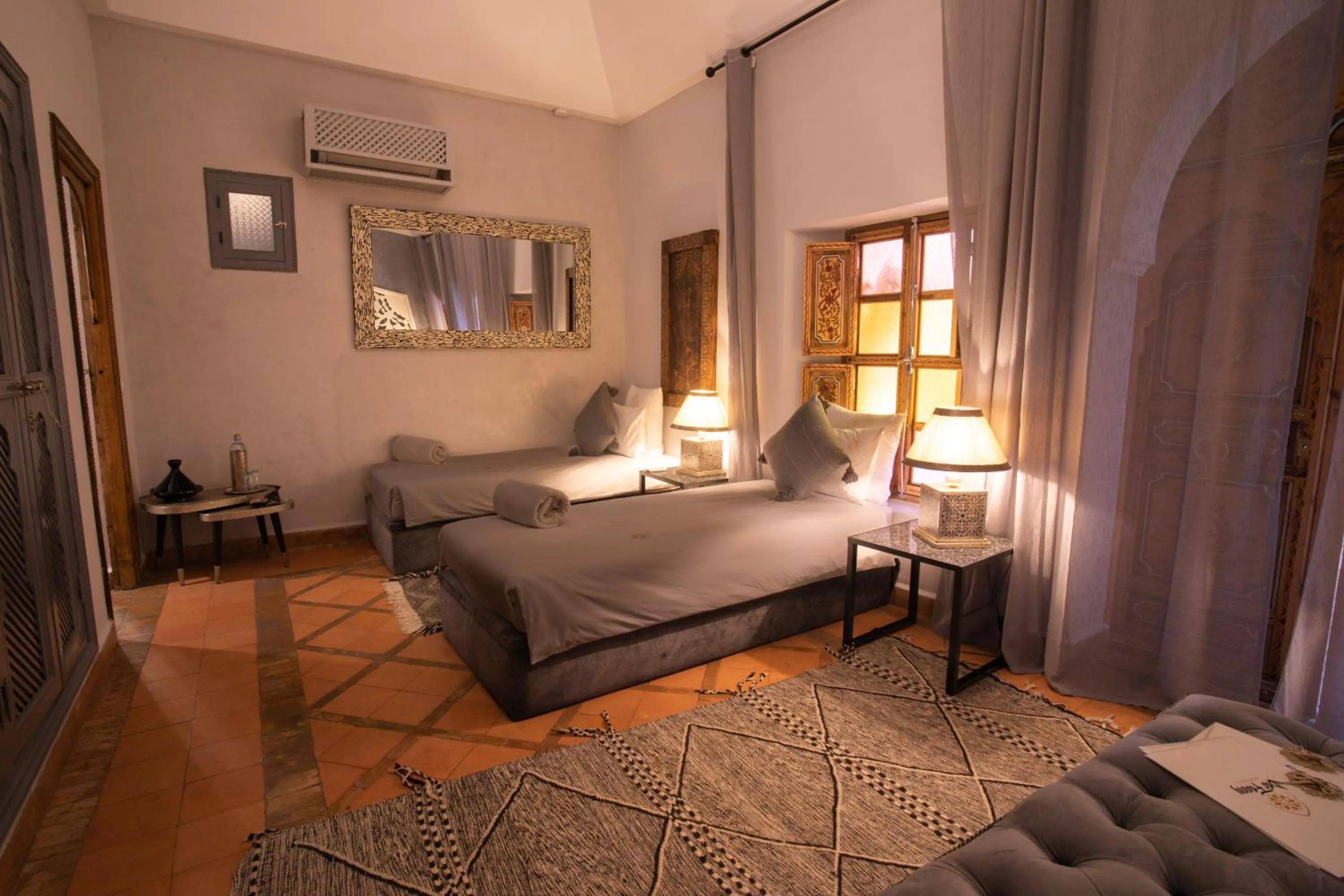 Bed in Riad Dar Fanny