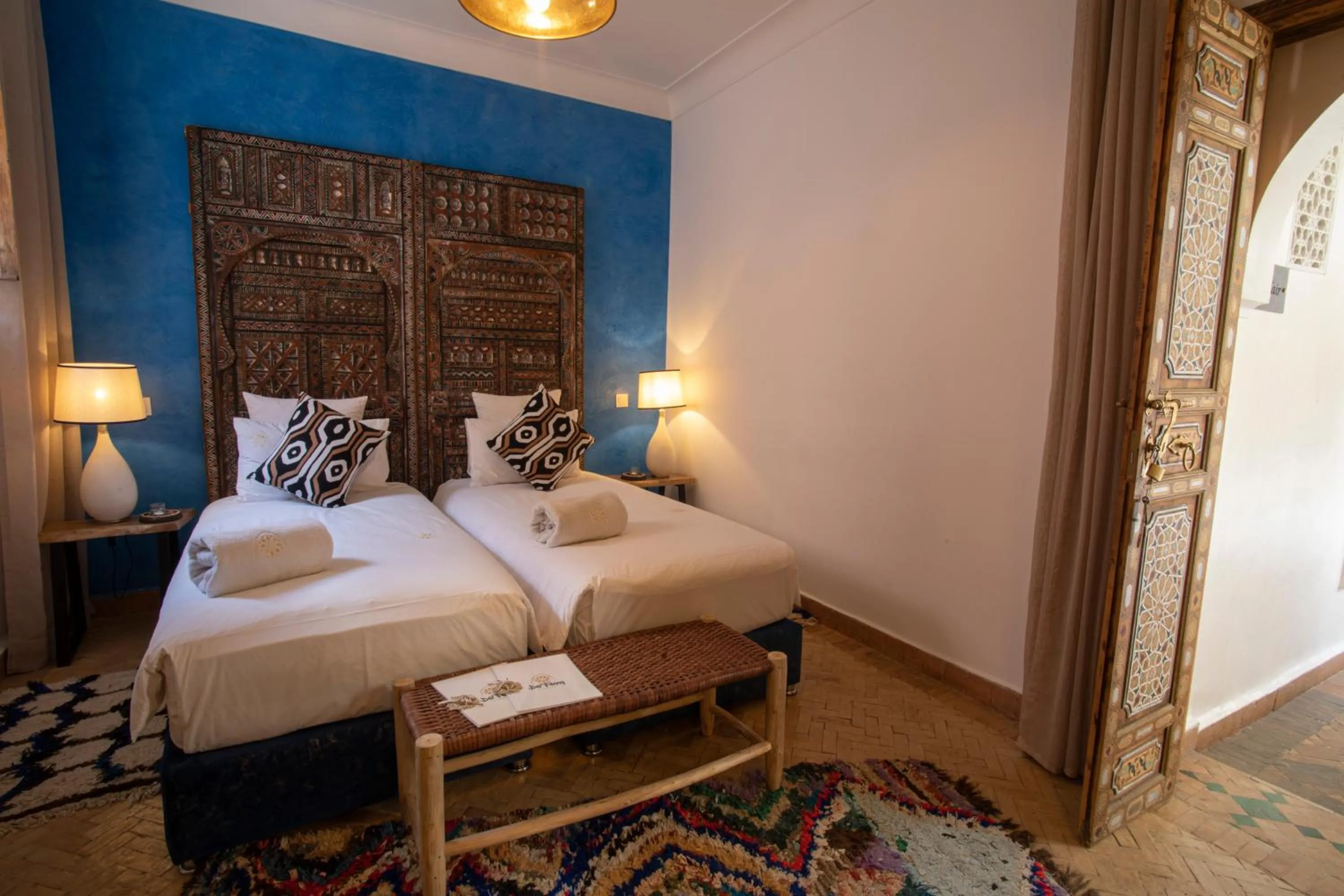 Bed in Riad Dar Fanny