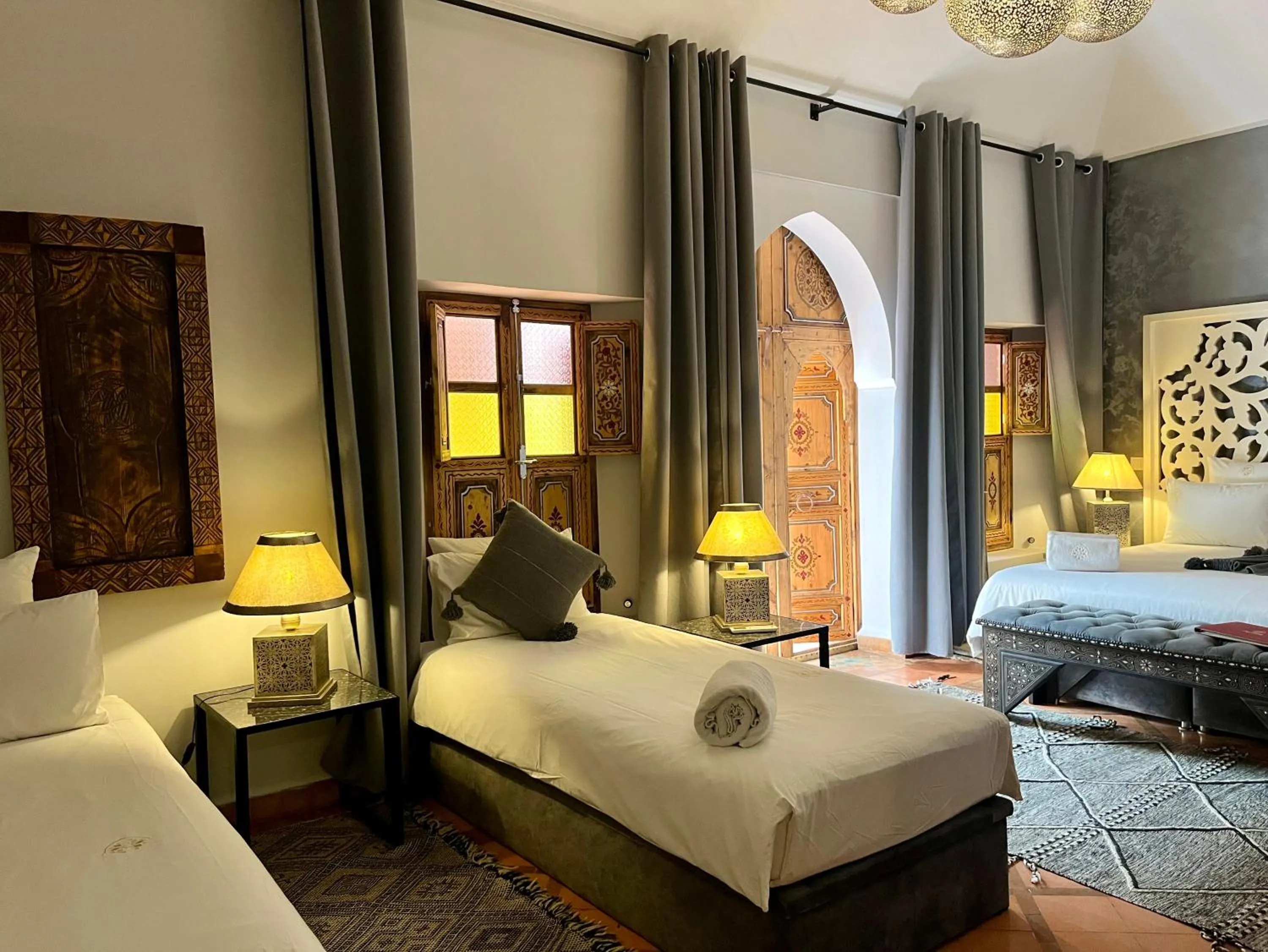Bed in Riad Dar Fanny