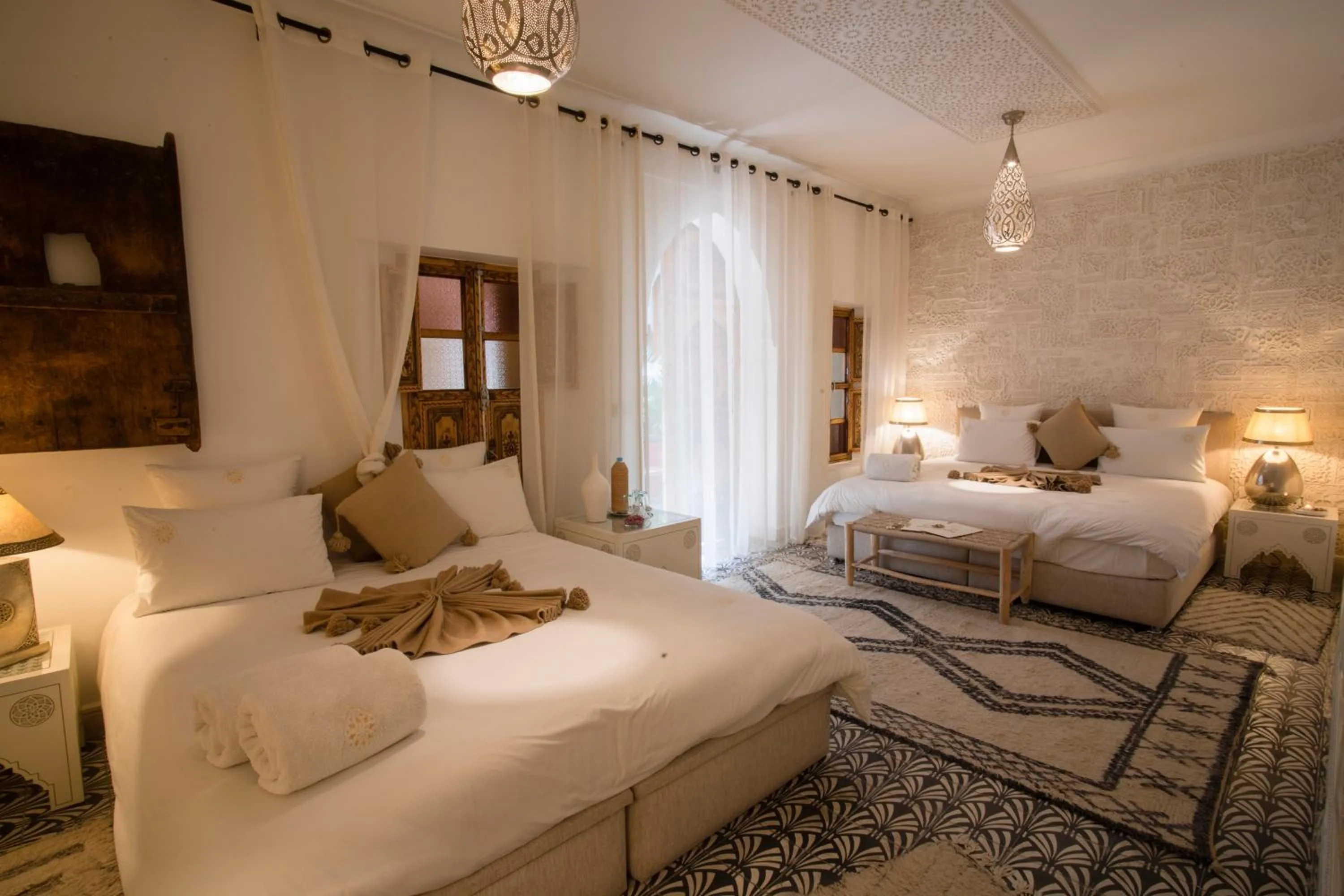 Bed in Riad Dar Fanny