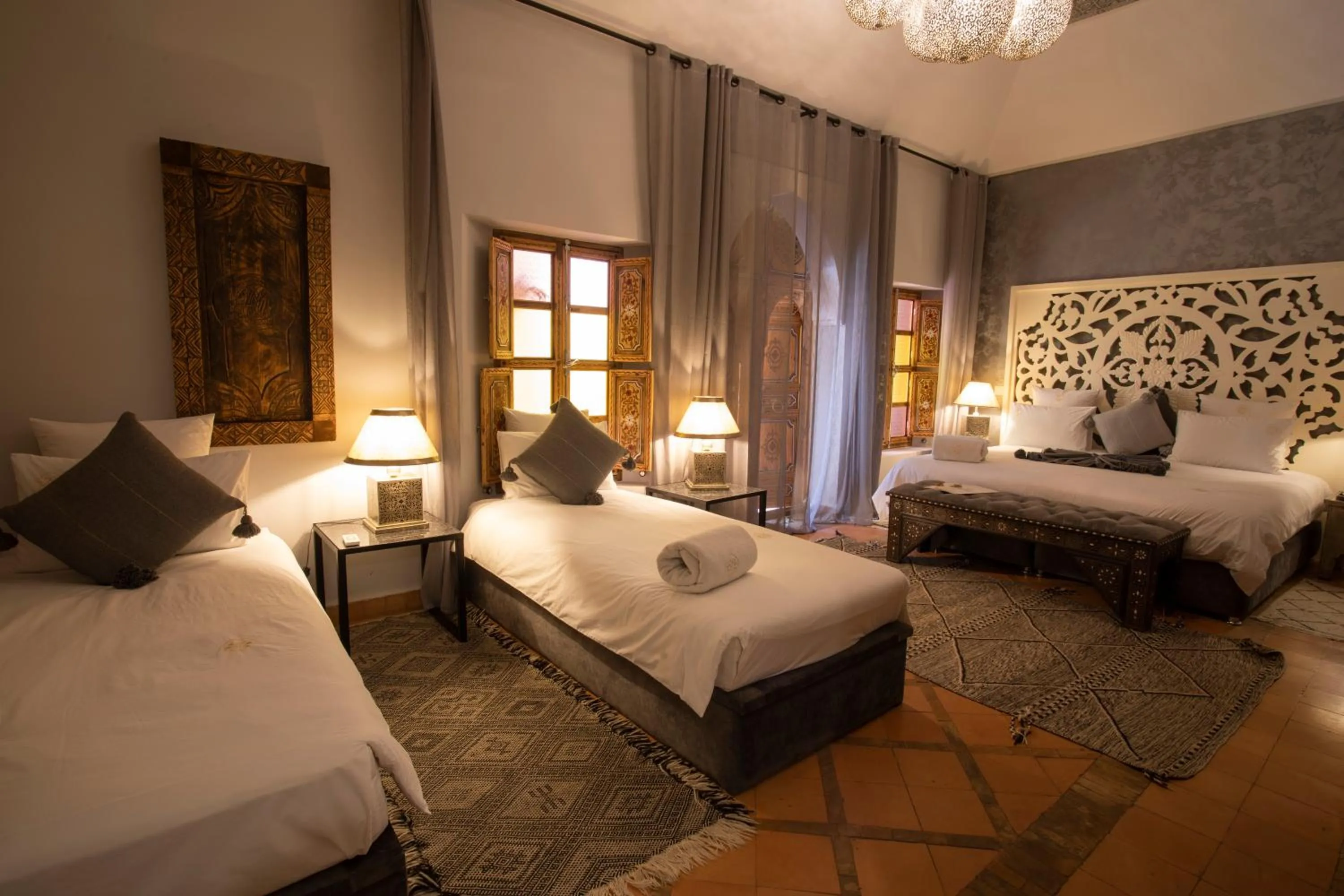 Bed in Riad Dar Fanny