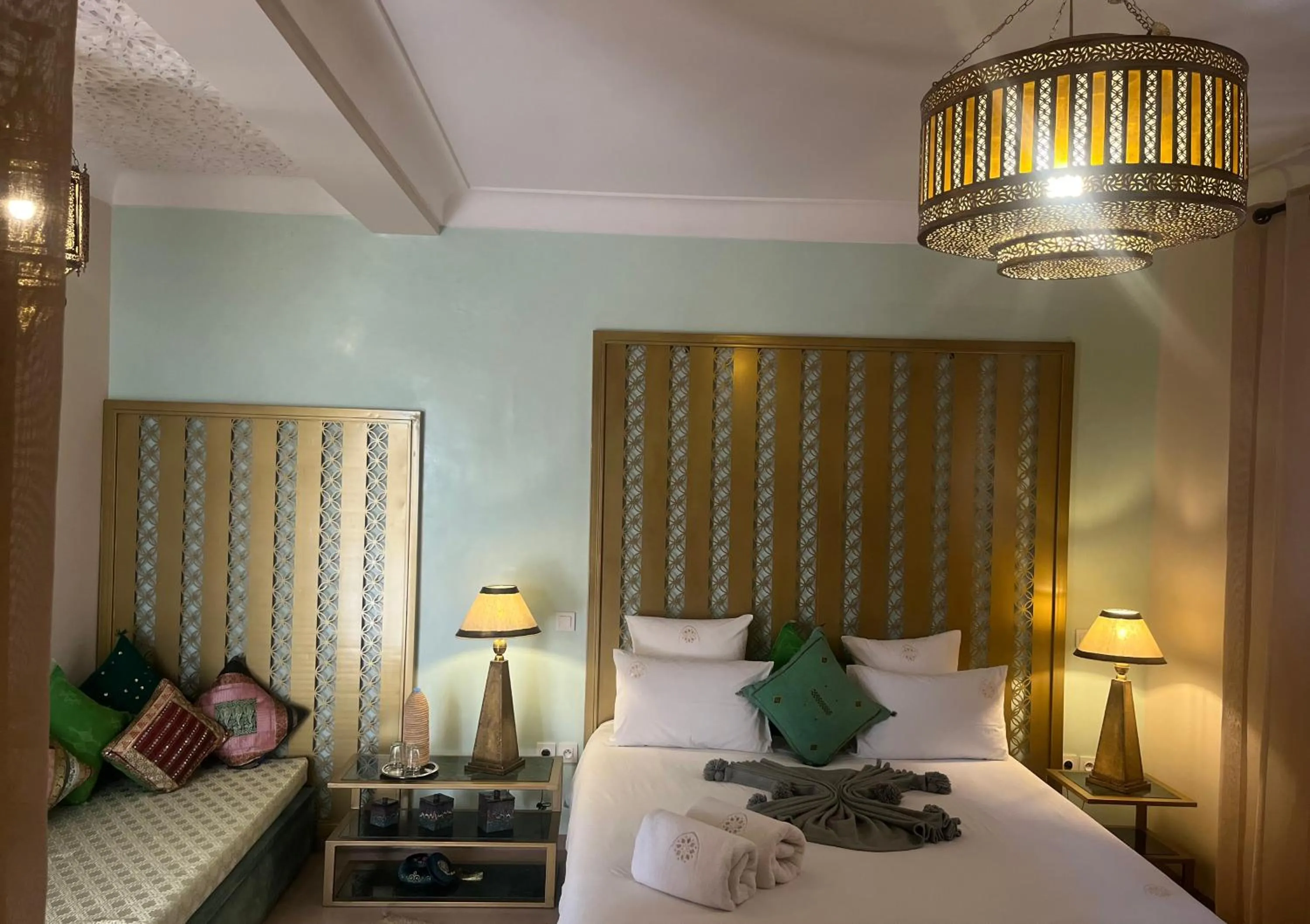 Bed in Riad Dar Fanny
