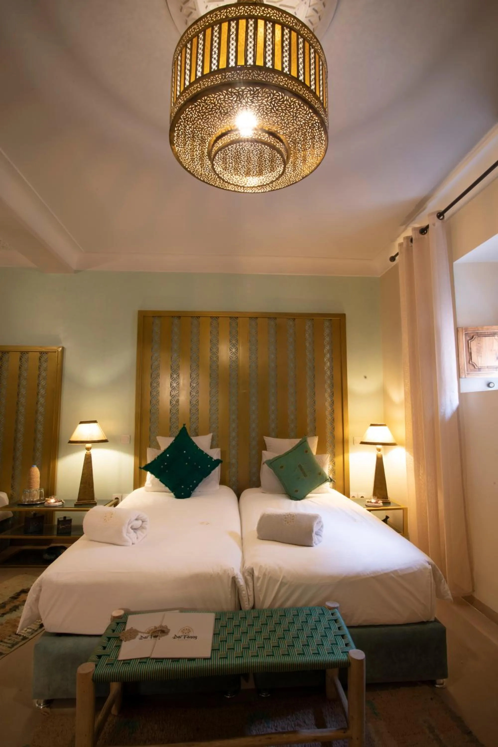 Bed in Riad Dar Fanny
