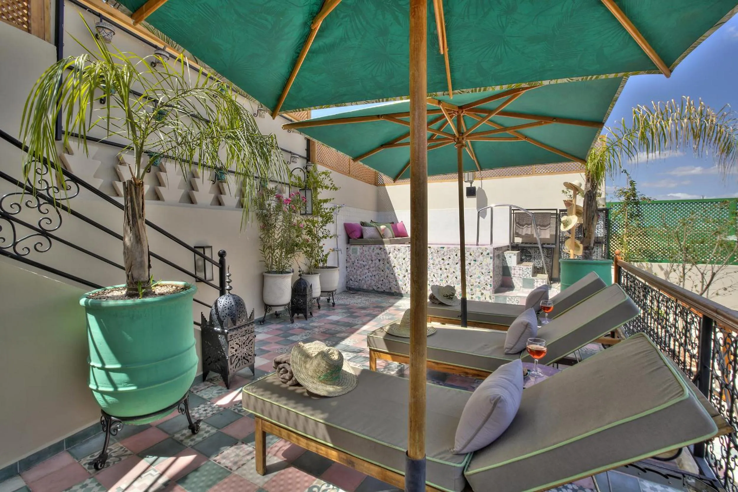 Patio in Riad Dar Fanny