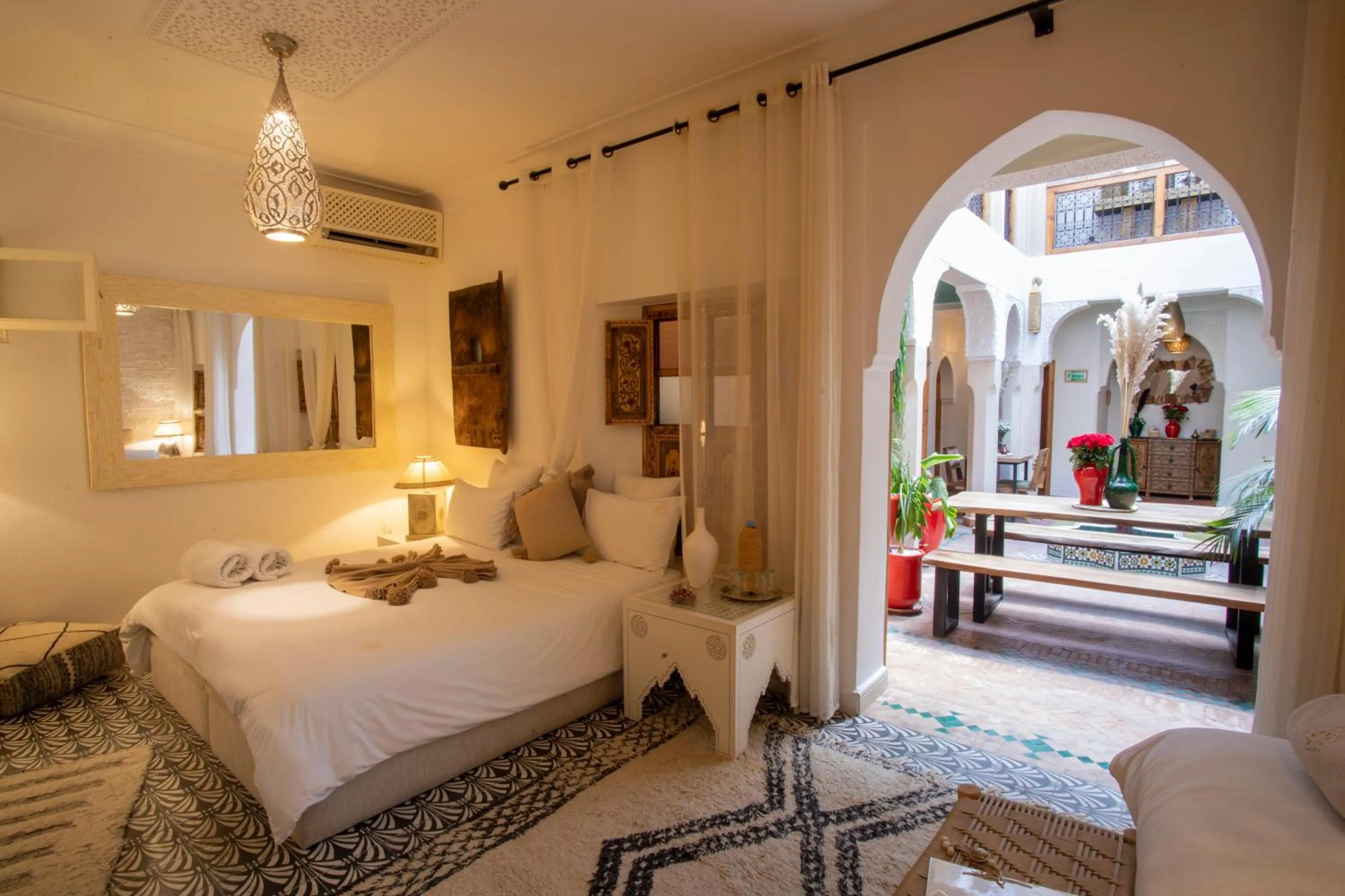 Bed in Riad Dar Fanny
