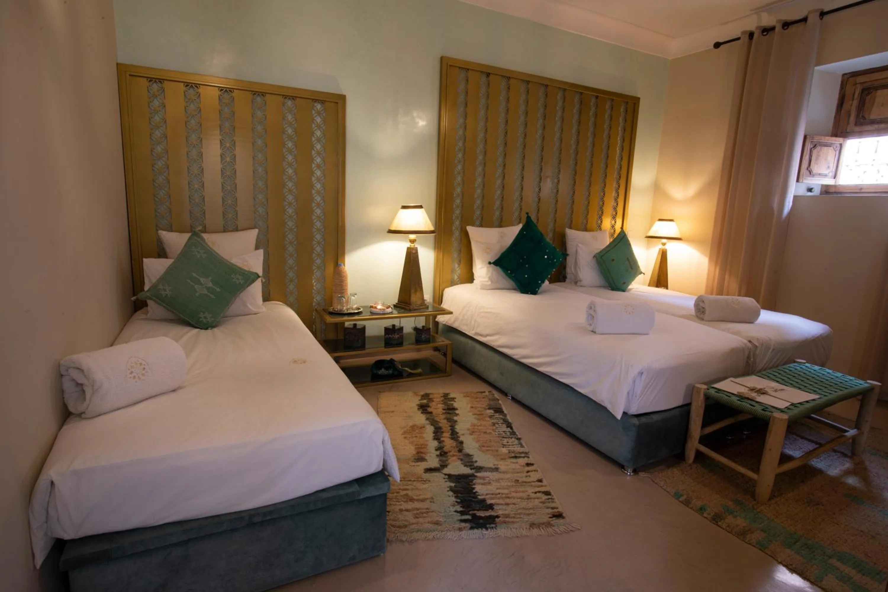 Bed in Riad Dar Fanny