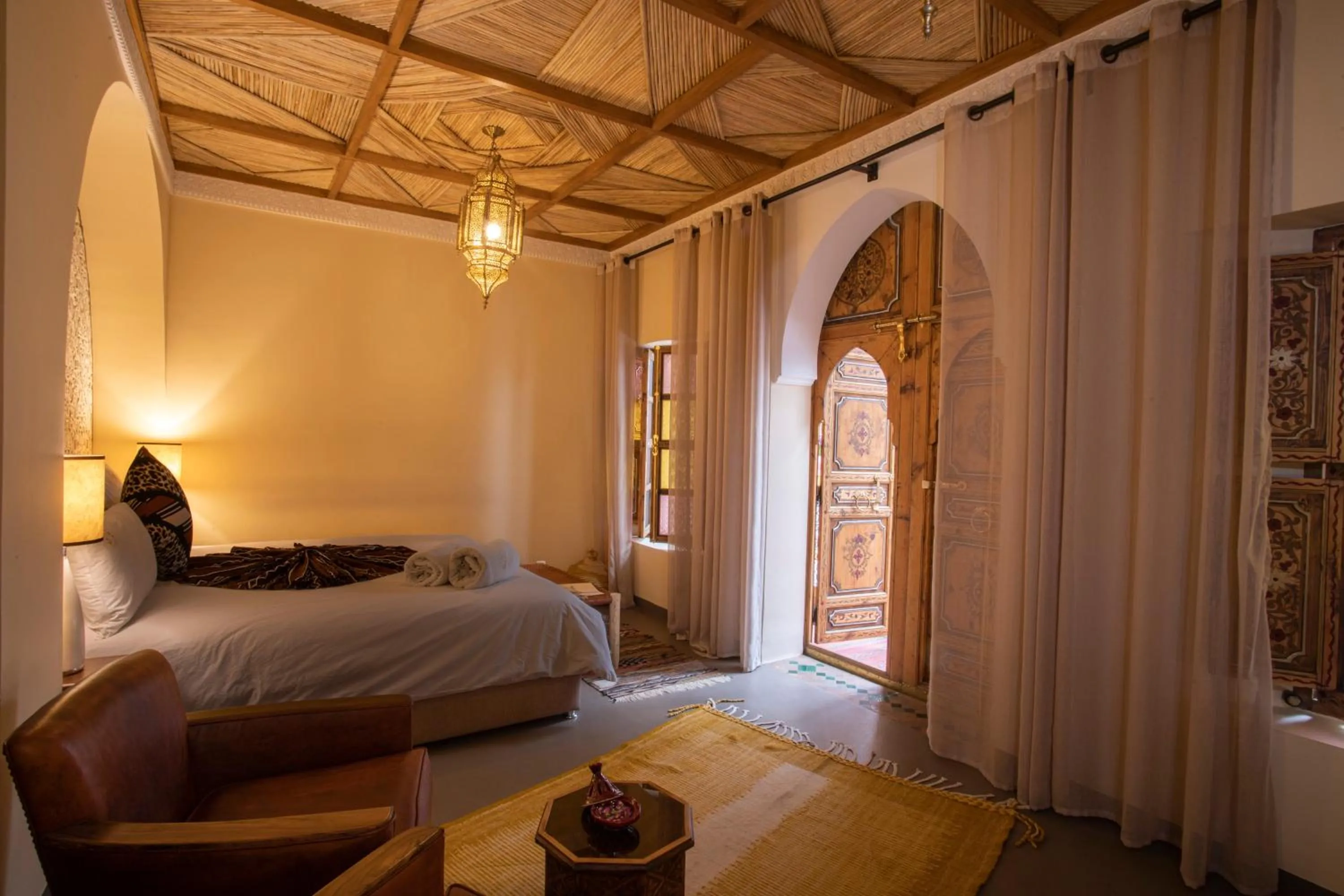 Bed in Riad Dar Fanny
