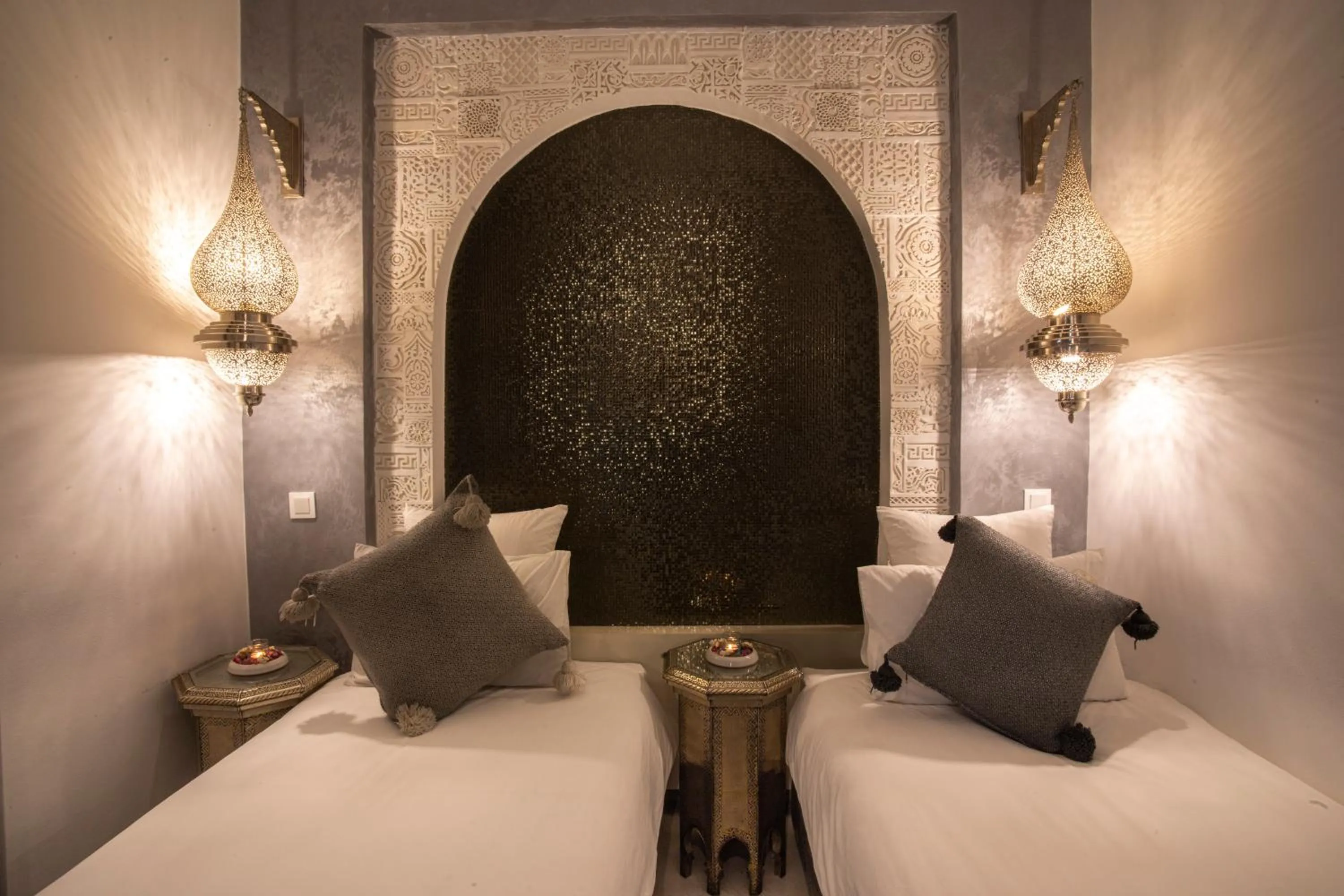 Bed in Riad Dar Fanny