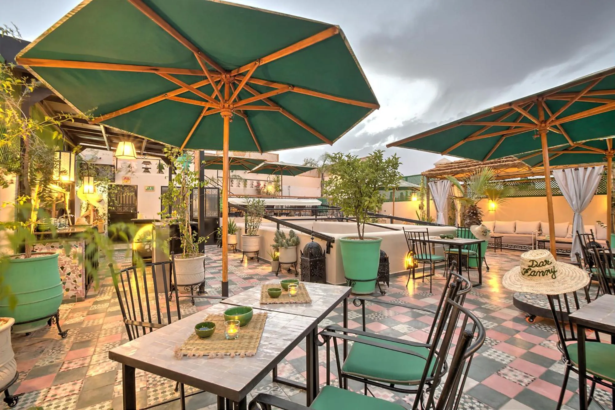 Patio in Riad Dar Fanny