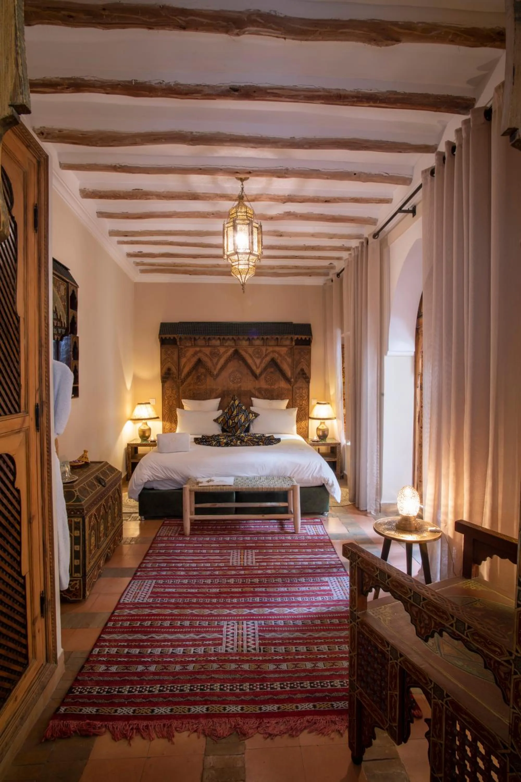 Bed in Riad Dar Fanny