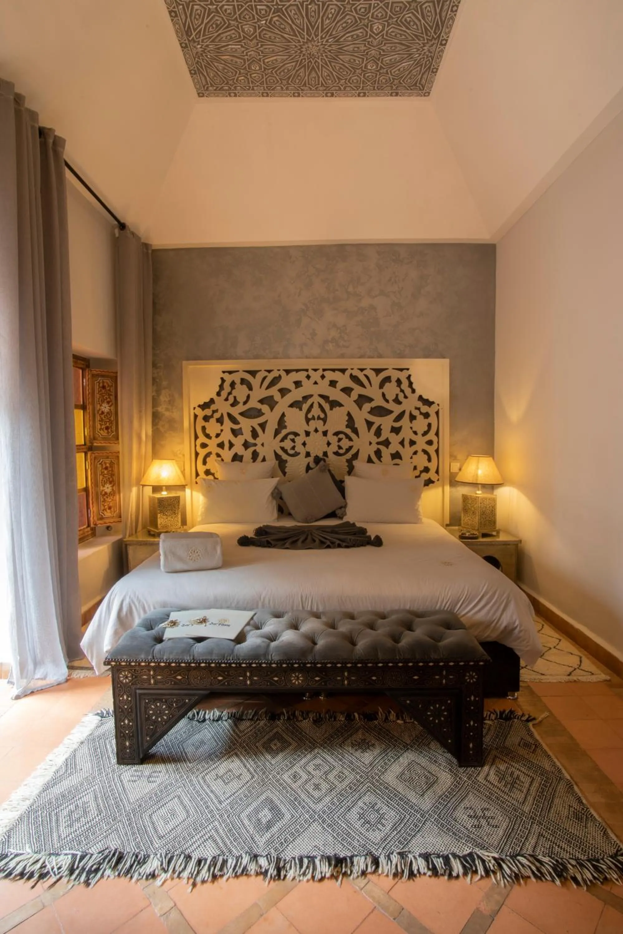 Bed in Riad Dar Fanny