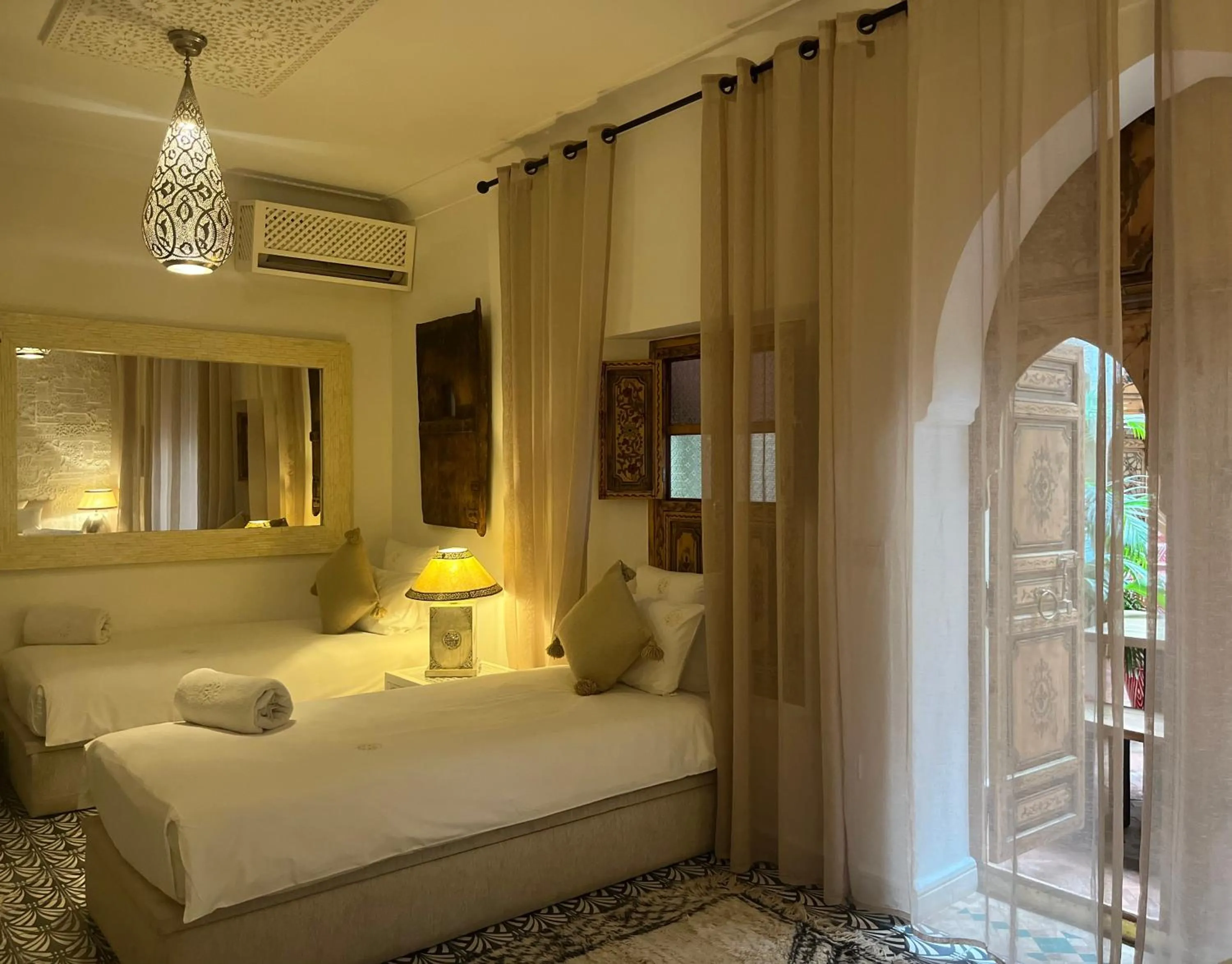 Bed in Riad Dar Fanny