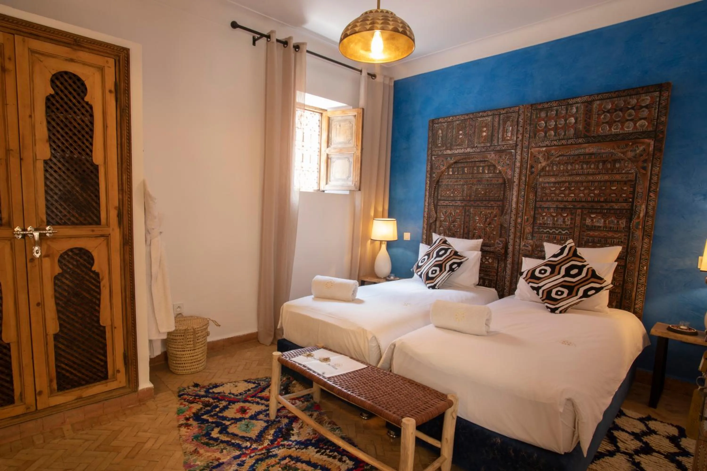 Bed in Riad Dar Fanny