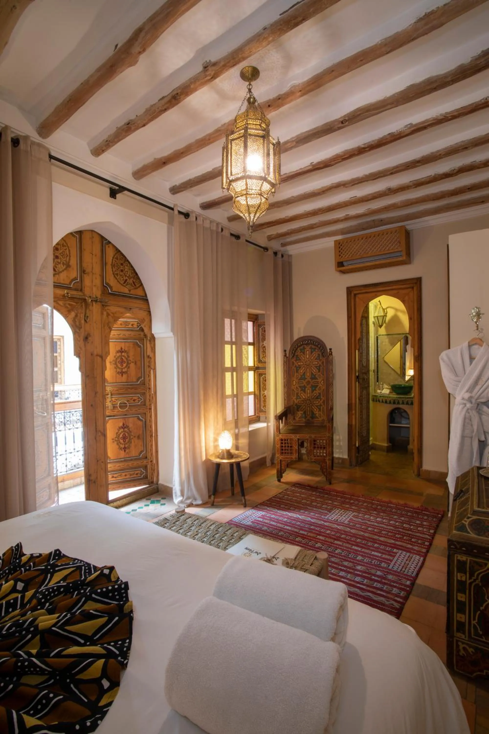 Bed in Riad Dar Fanny