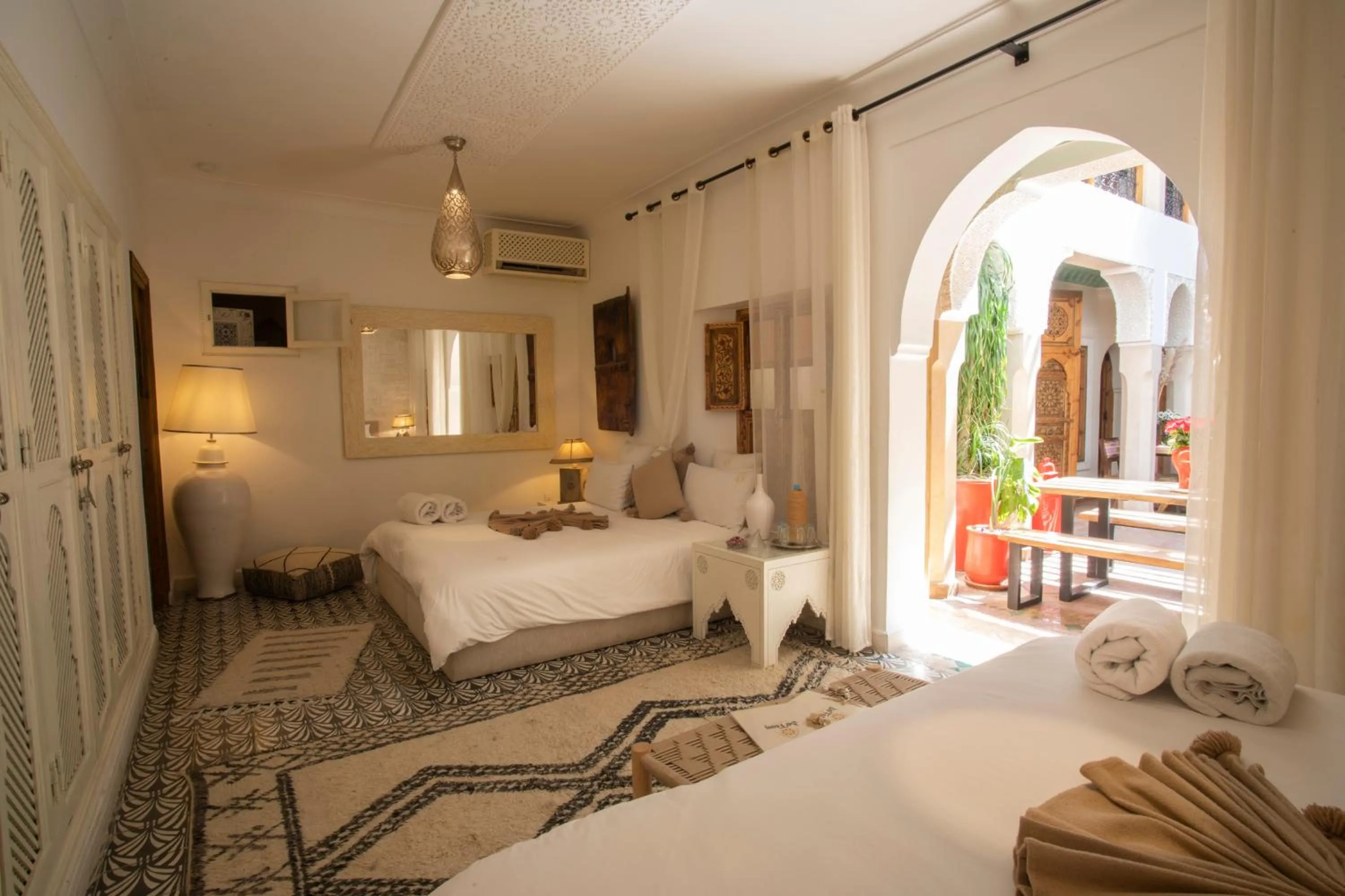Bed in Riad Dar Fanny
