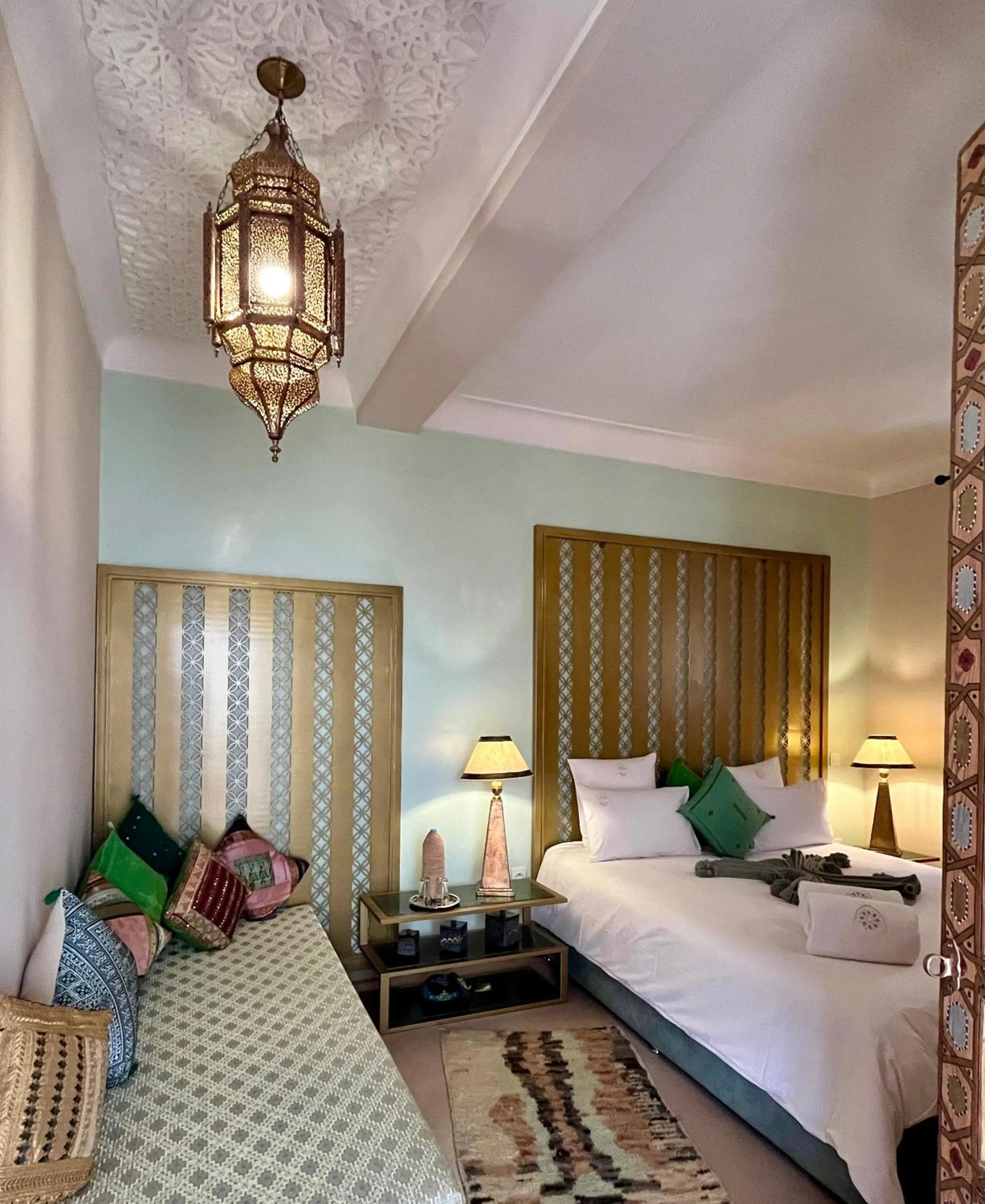 Bed in Riad Dar Fanny